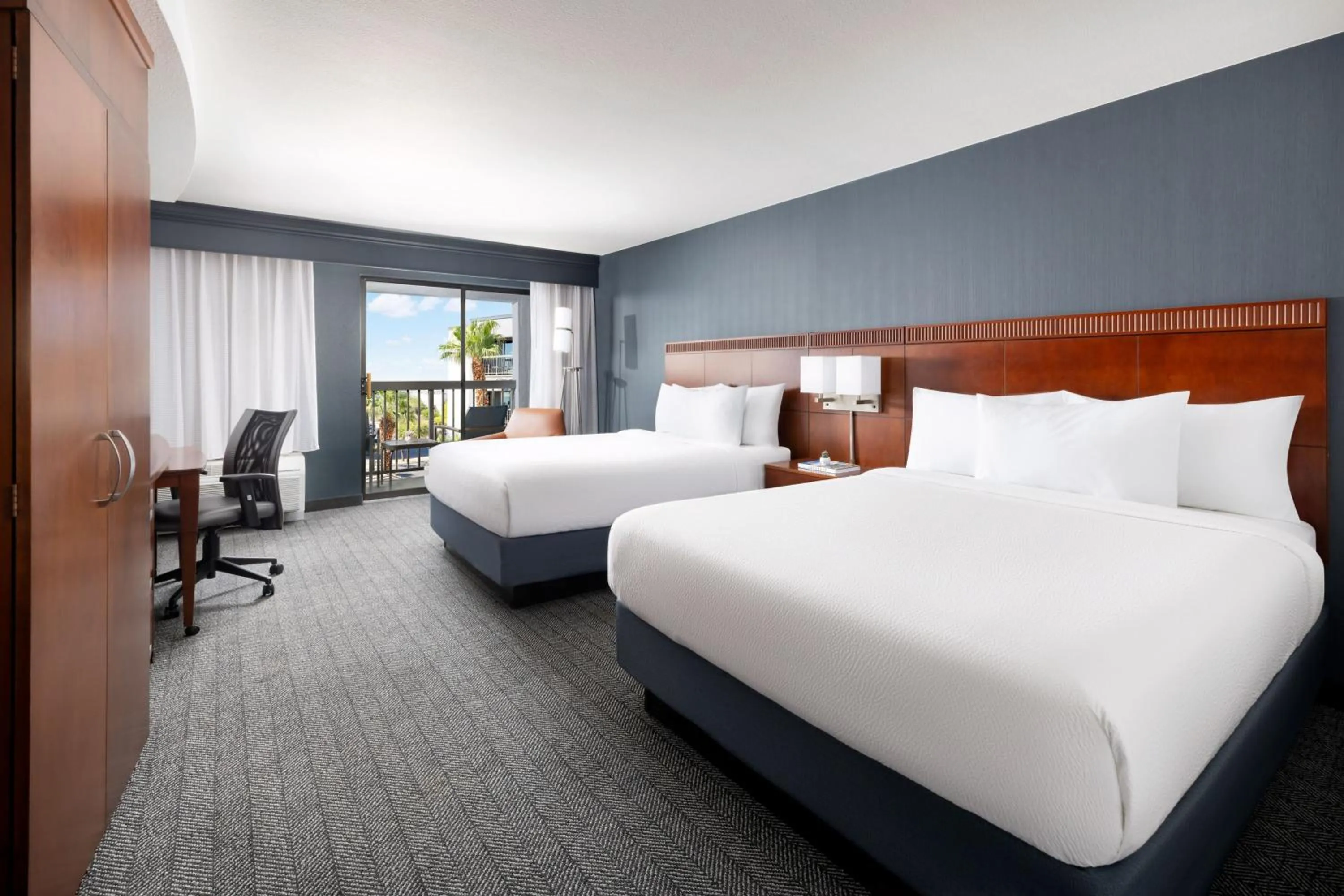 Photo of the whole room, Bed in Courtyard By Marriott Las Vegas Stadium Area