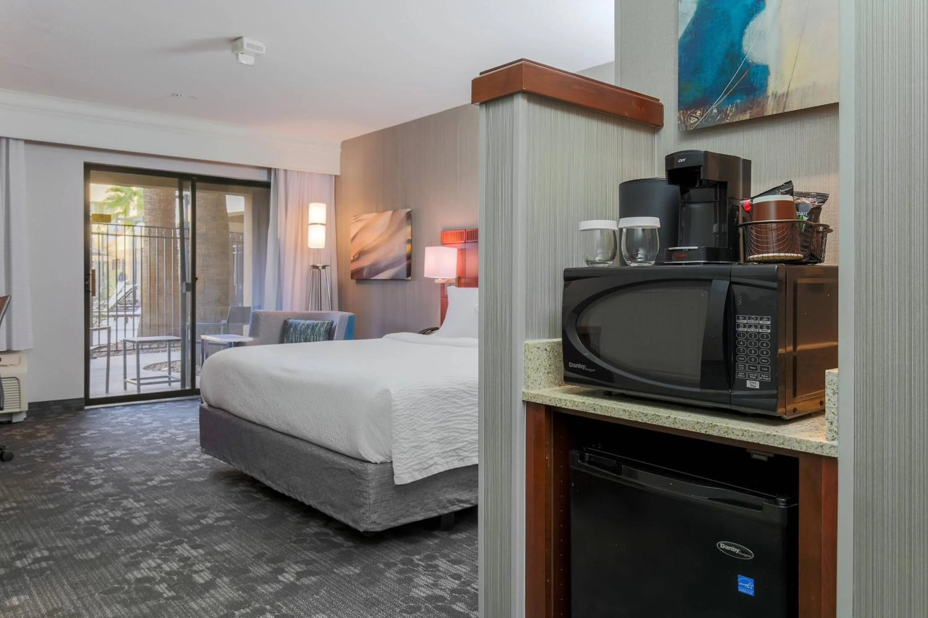 Photo of the whole room, Bed in Courtyard By Marriott Las Vegas Stadium Area