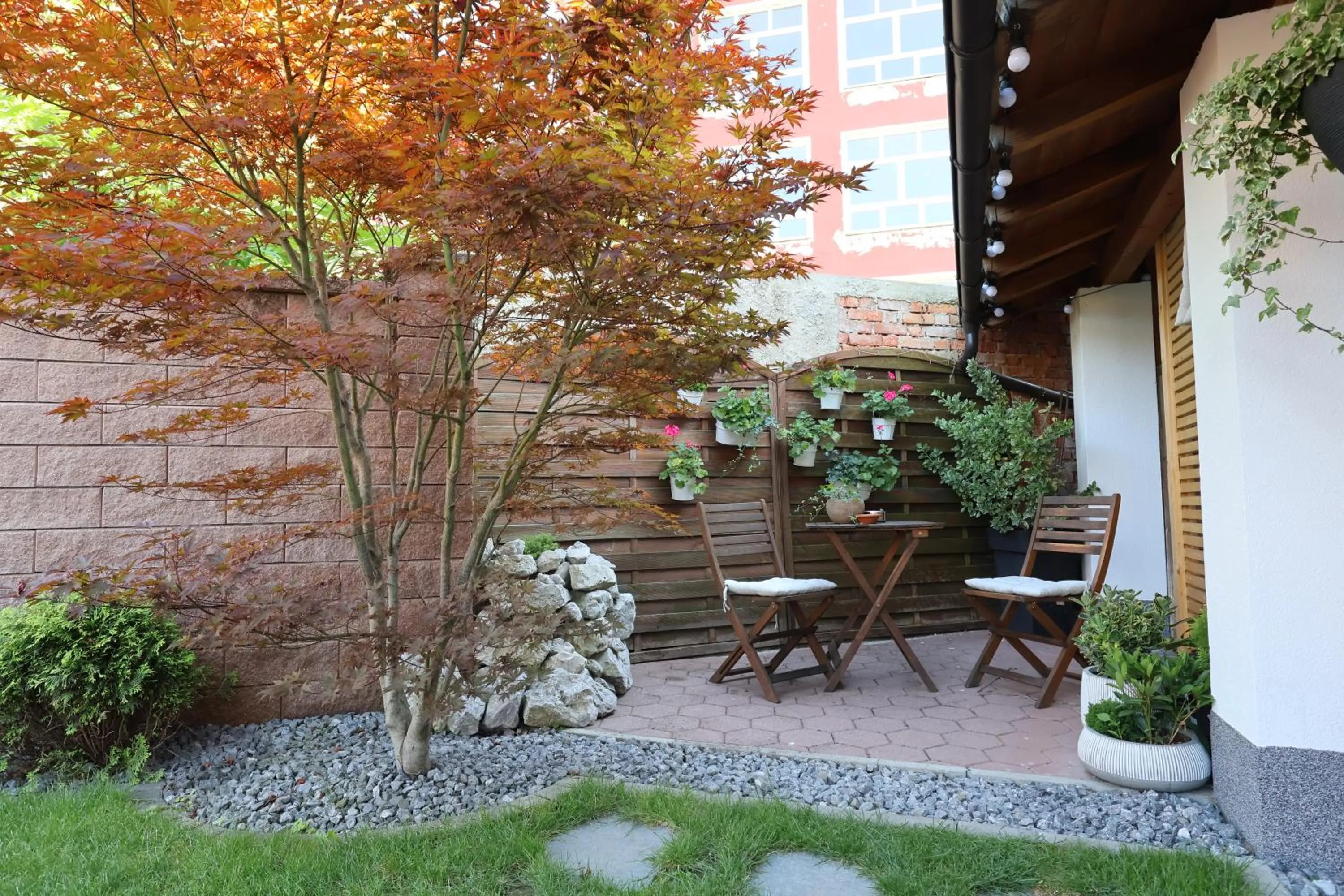 Garden view in Apartment Mario