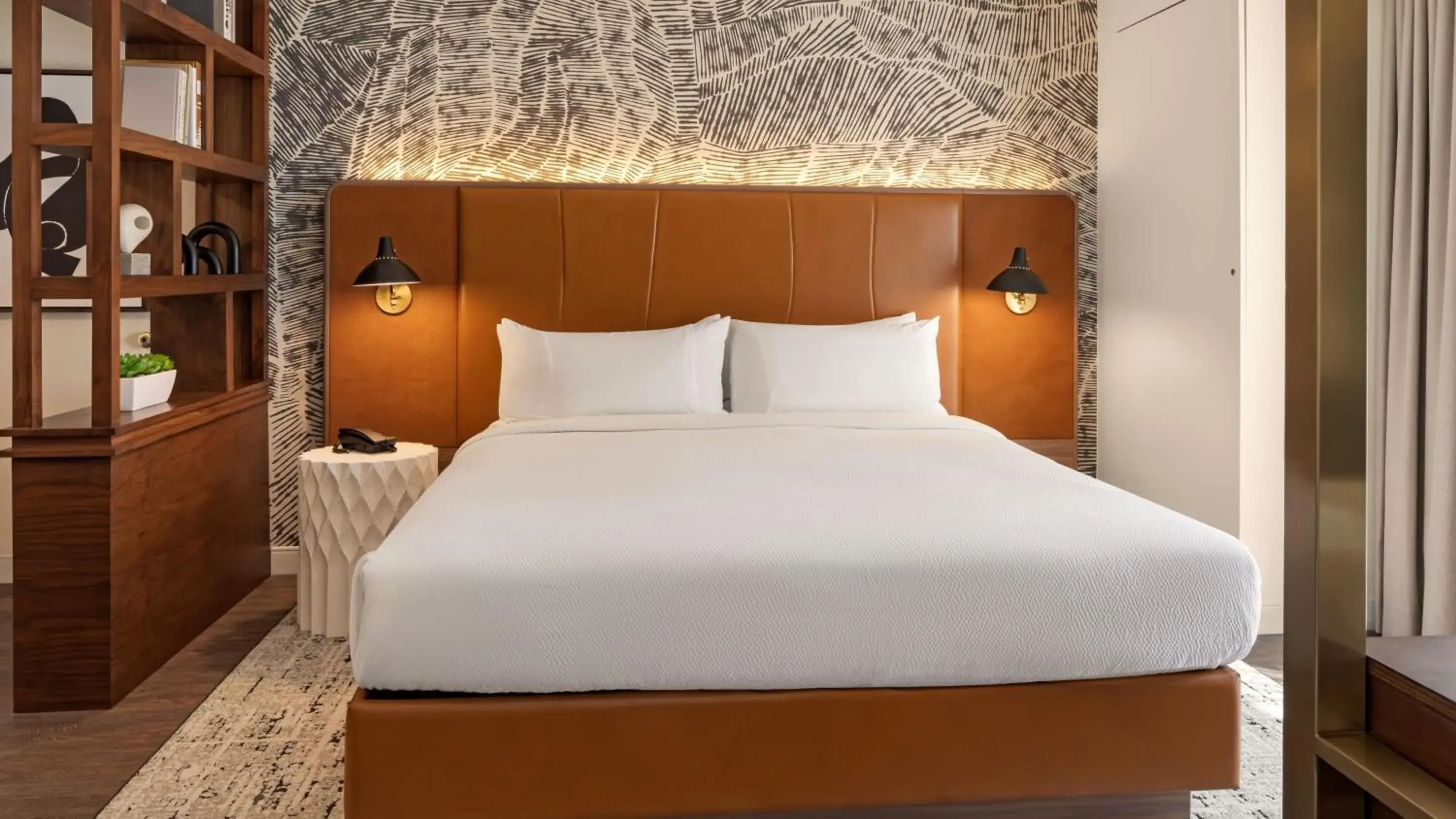 Bed in Burton House, Beverly Hills, A Tribute Portfolio Hotel Bed in Burton House, Beverly Hills, A Tribute Portfolio Hotel