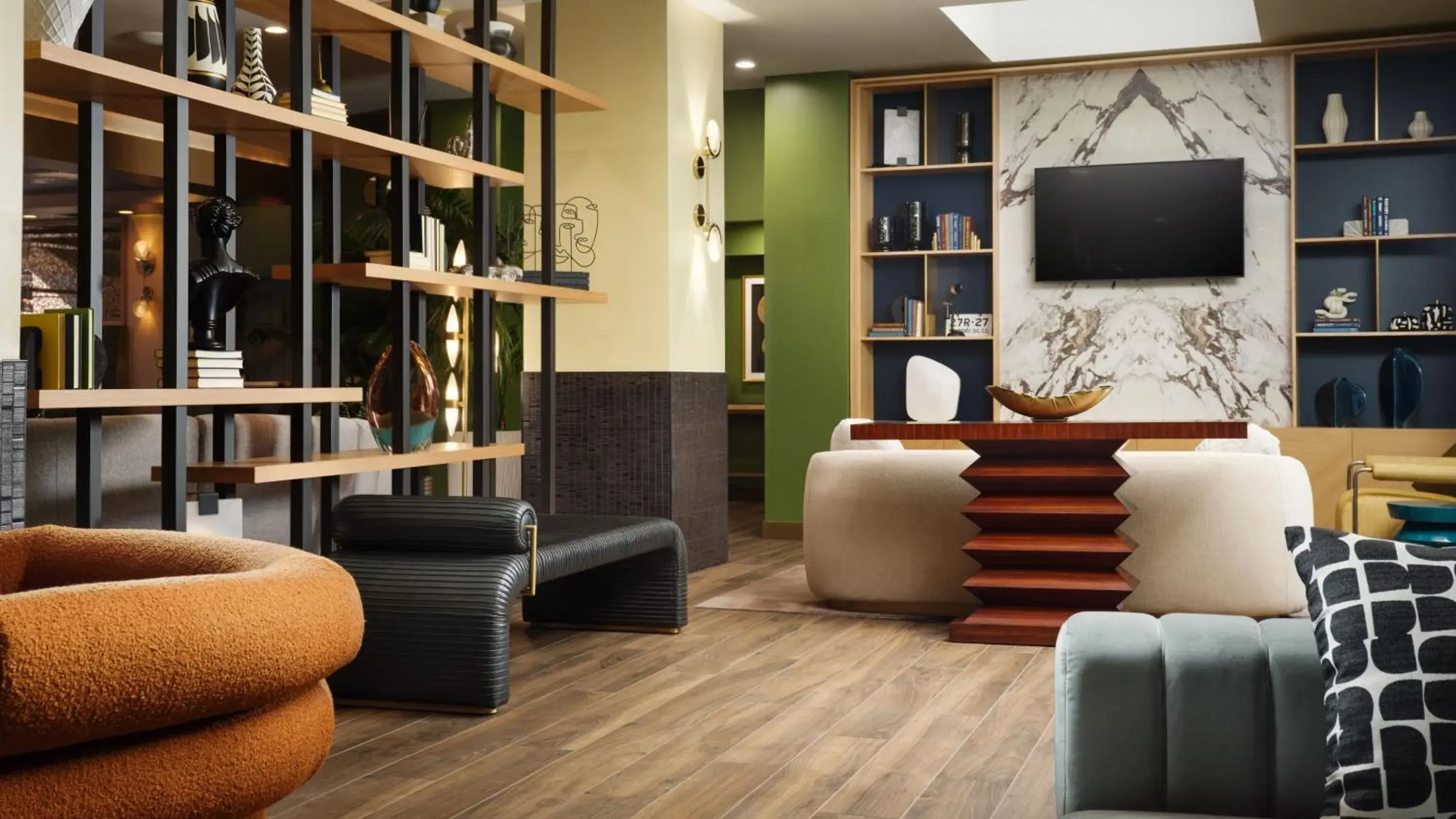 Lobby or reception in Burton House, Beverly Hills, A Tribute Portfolio Hotel Lobby or reception in Burton House, Beverly Hills, A Tribute Portfolio Hotel