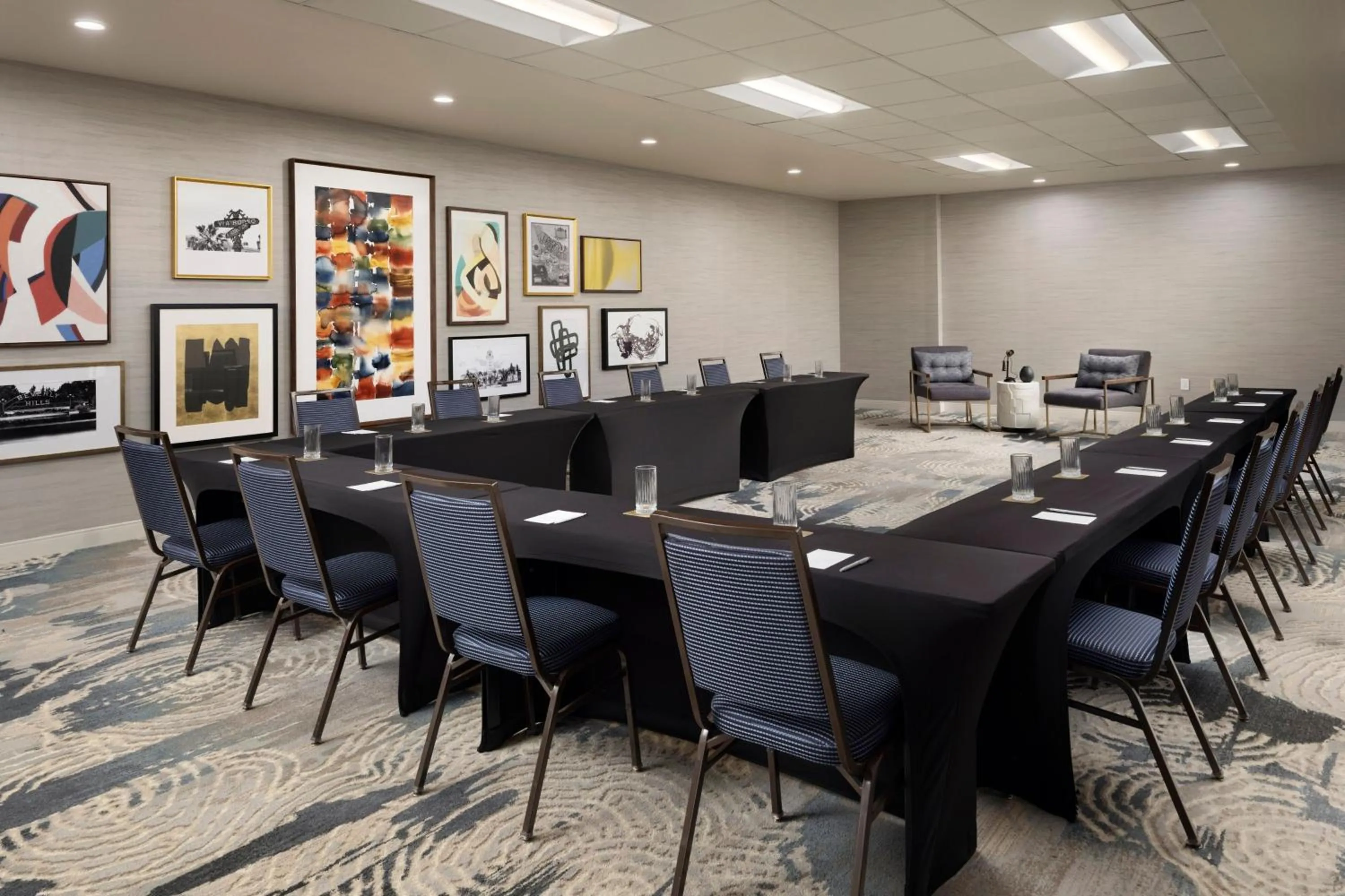 Meeting/conference room in Burton House, Beverly Hills, A Tribute Portfolio Hotel