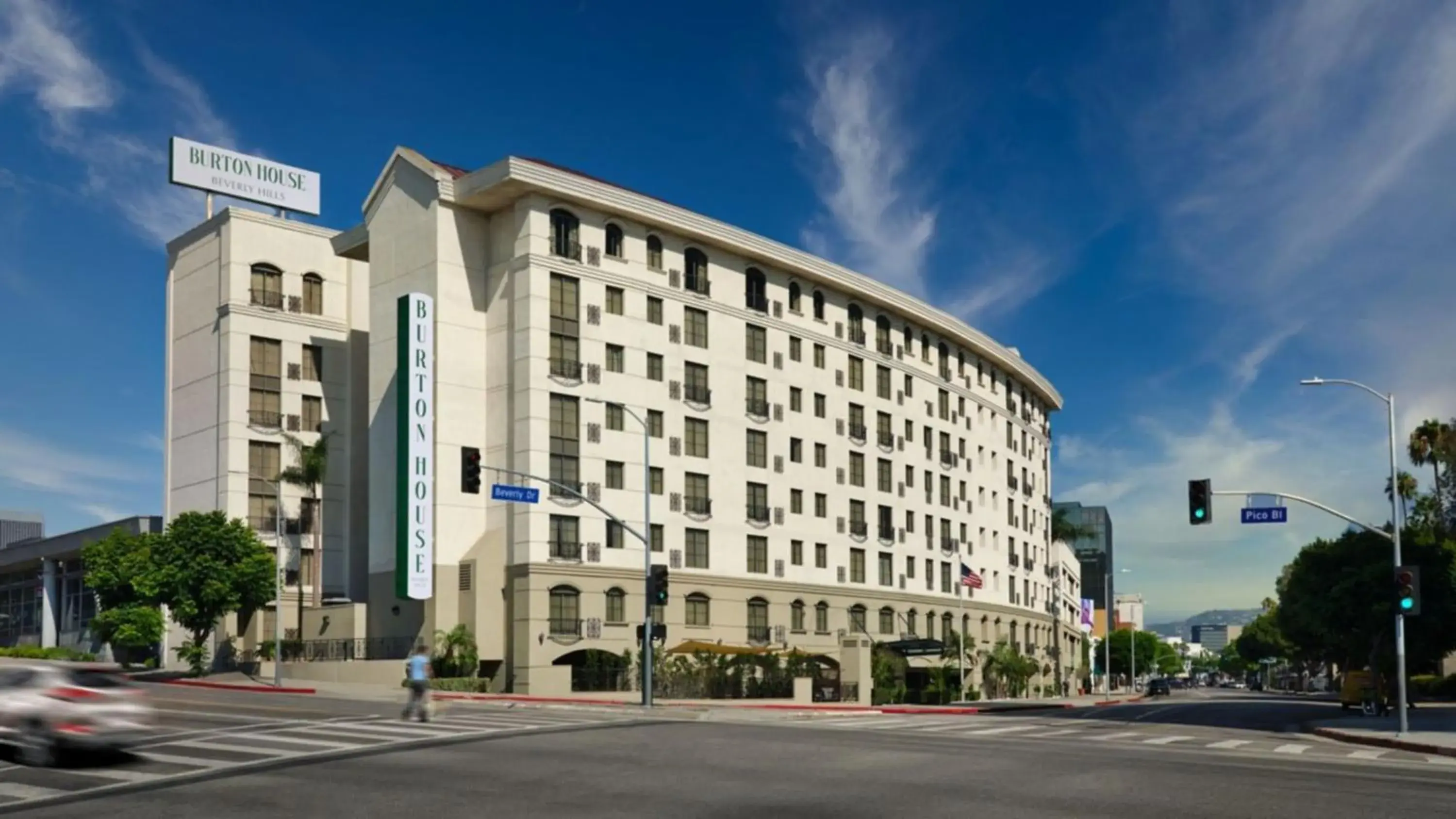 Facade/entrance in Burton House, Beverly Hills, A Tribute Portfolio Hotel Facade/entrance in Burton House, Beverly Hills, A Tribute Portfolio Hotel