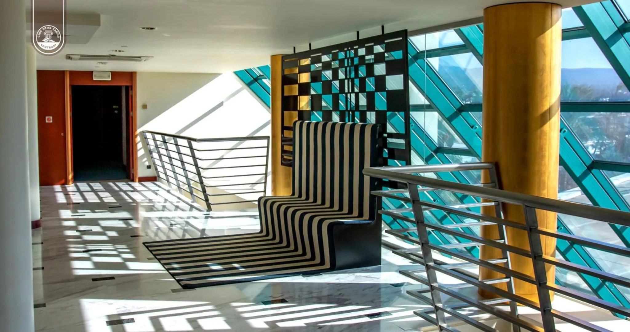 Decorative detail in Club Hotel Casino Loutraki