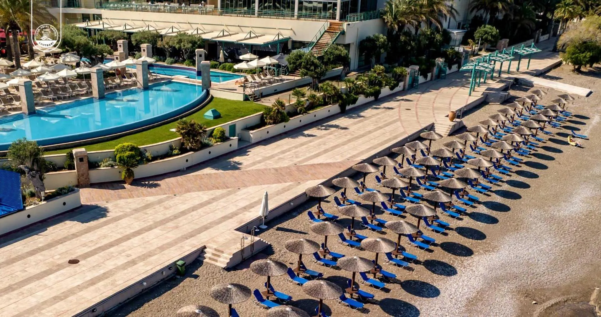 Beach in Club Hotel Casino Loutraki