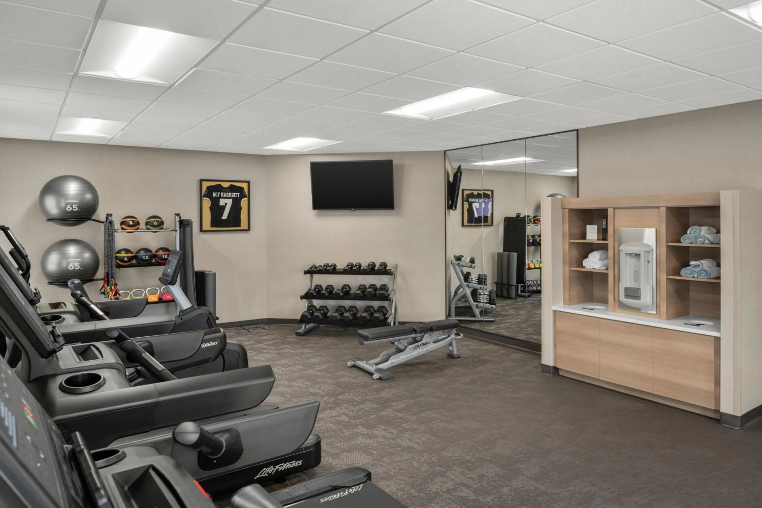 Fitness centre/facilities in Residence Inn by Marriott Orlando East/UCF Area
