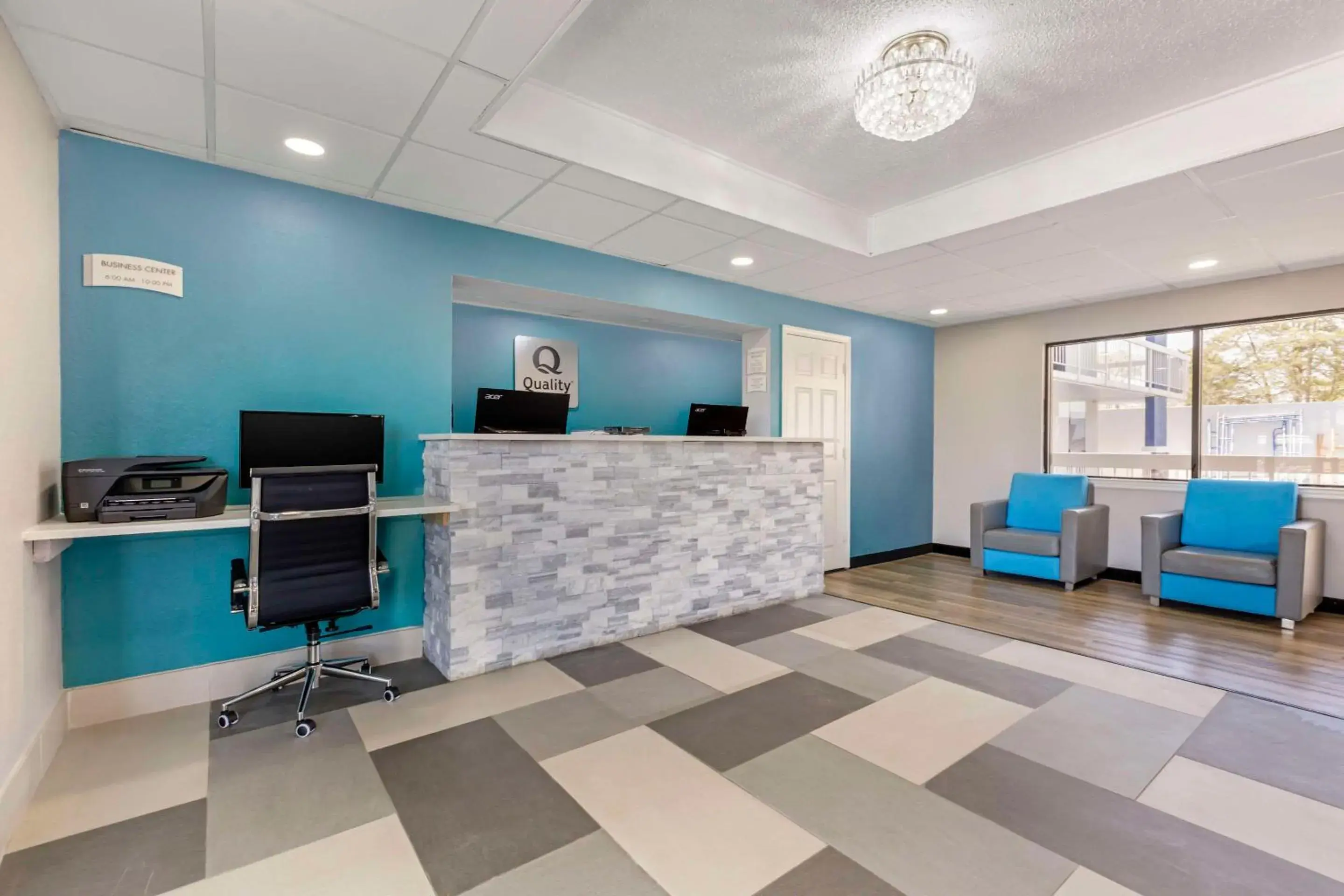 Lobby or reception in Quality Inn Lobby or reception in Quality Inn