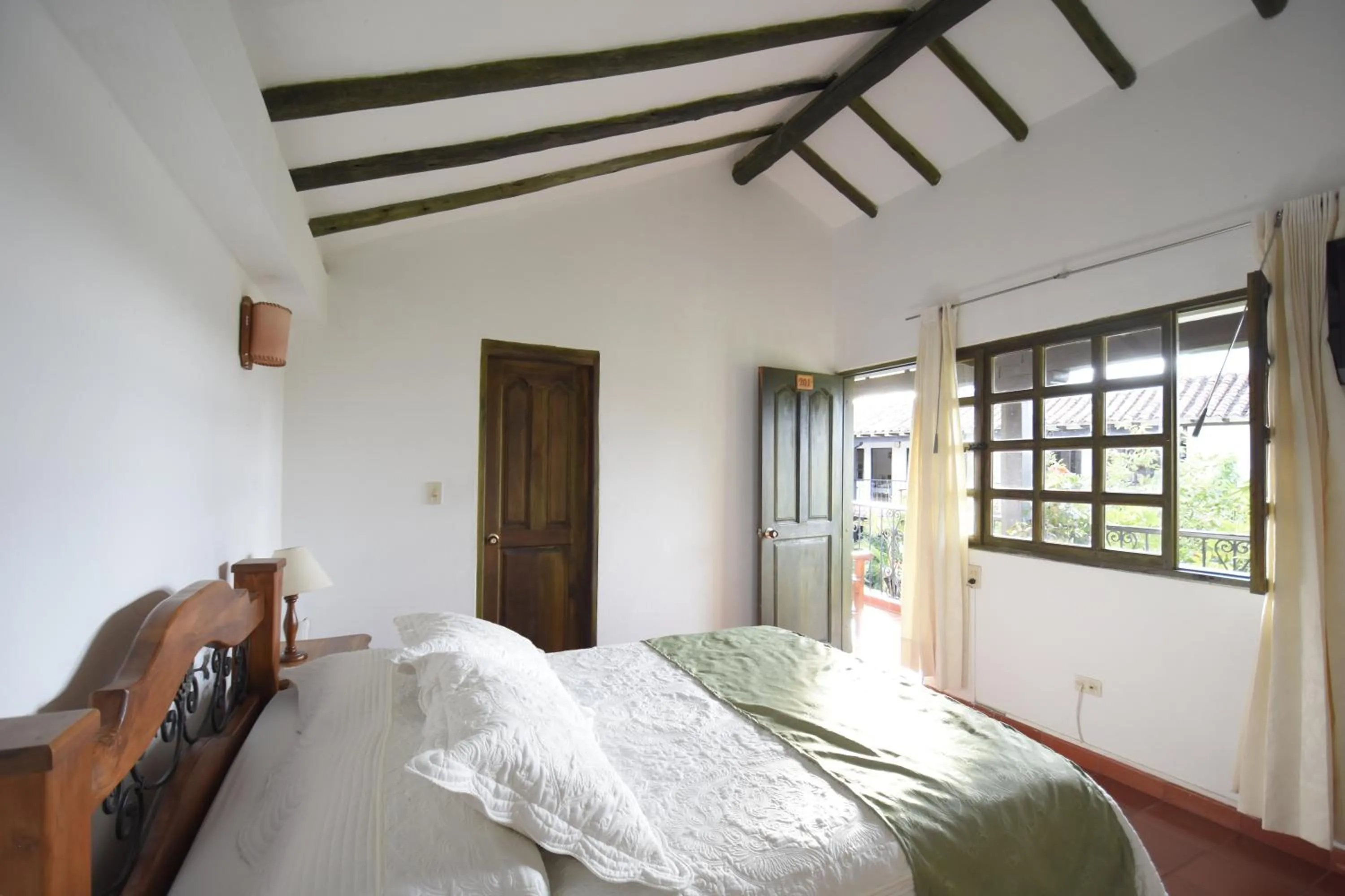 Bed in Hospederia La Fuente