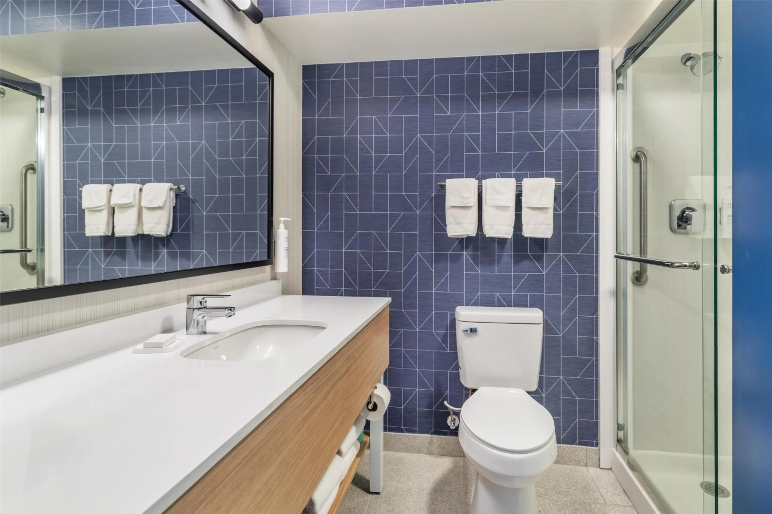 Bathroom in Spark by Hilton Knoxville North I-75