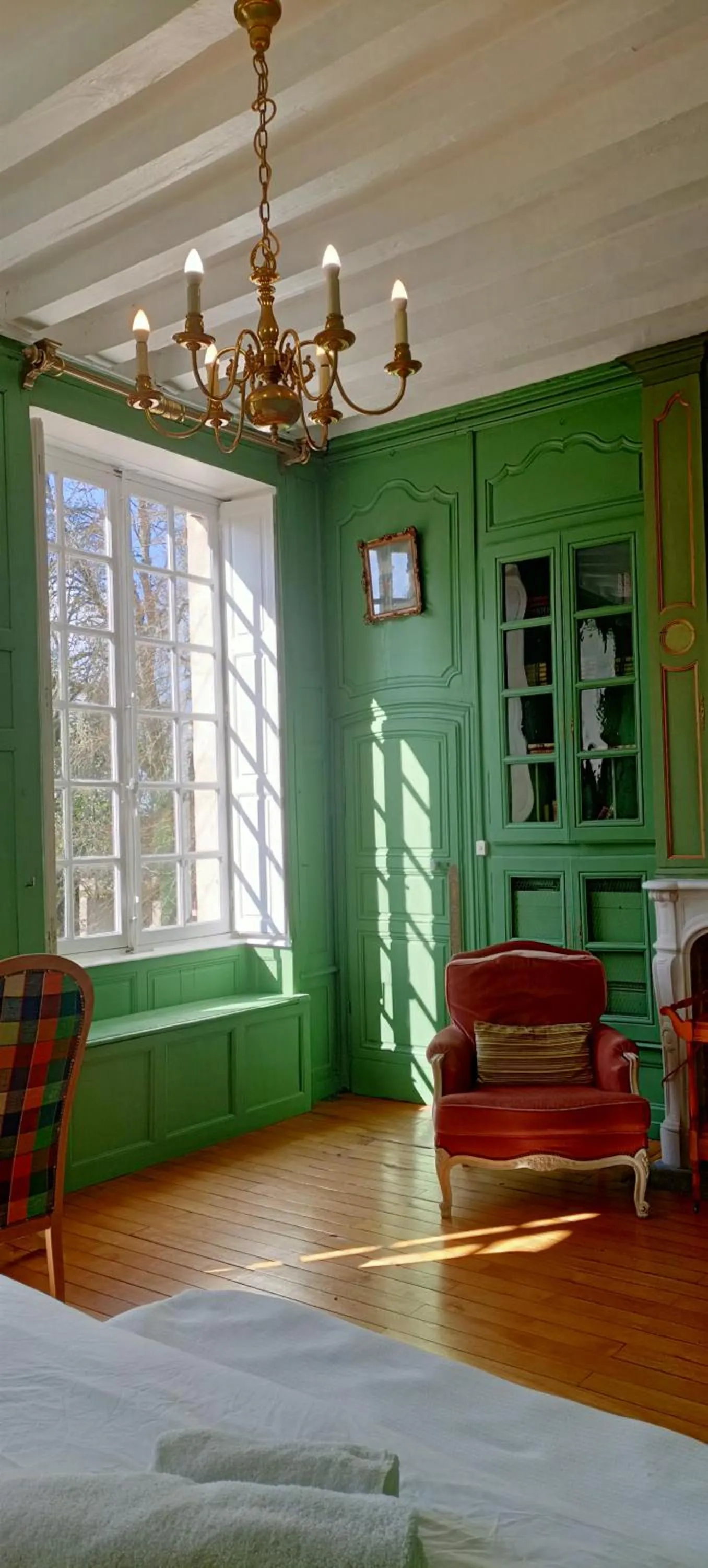 Bed in Chateau de la Grand'Maison