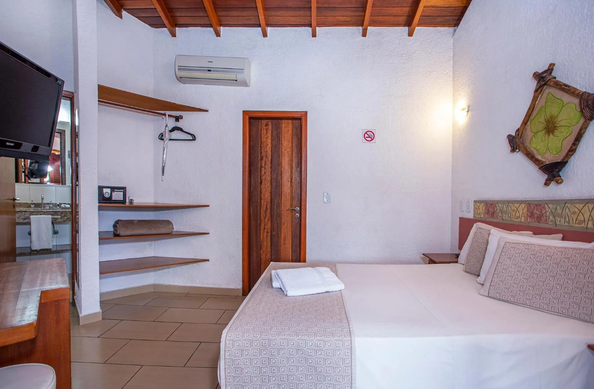 Bedroom, Bed in Hotel Praia do Portinho