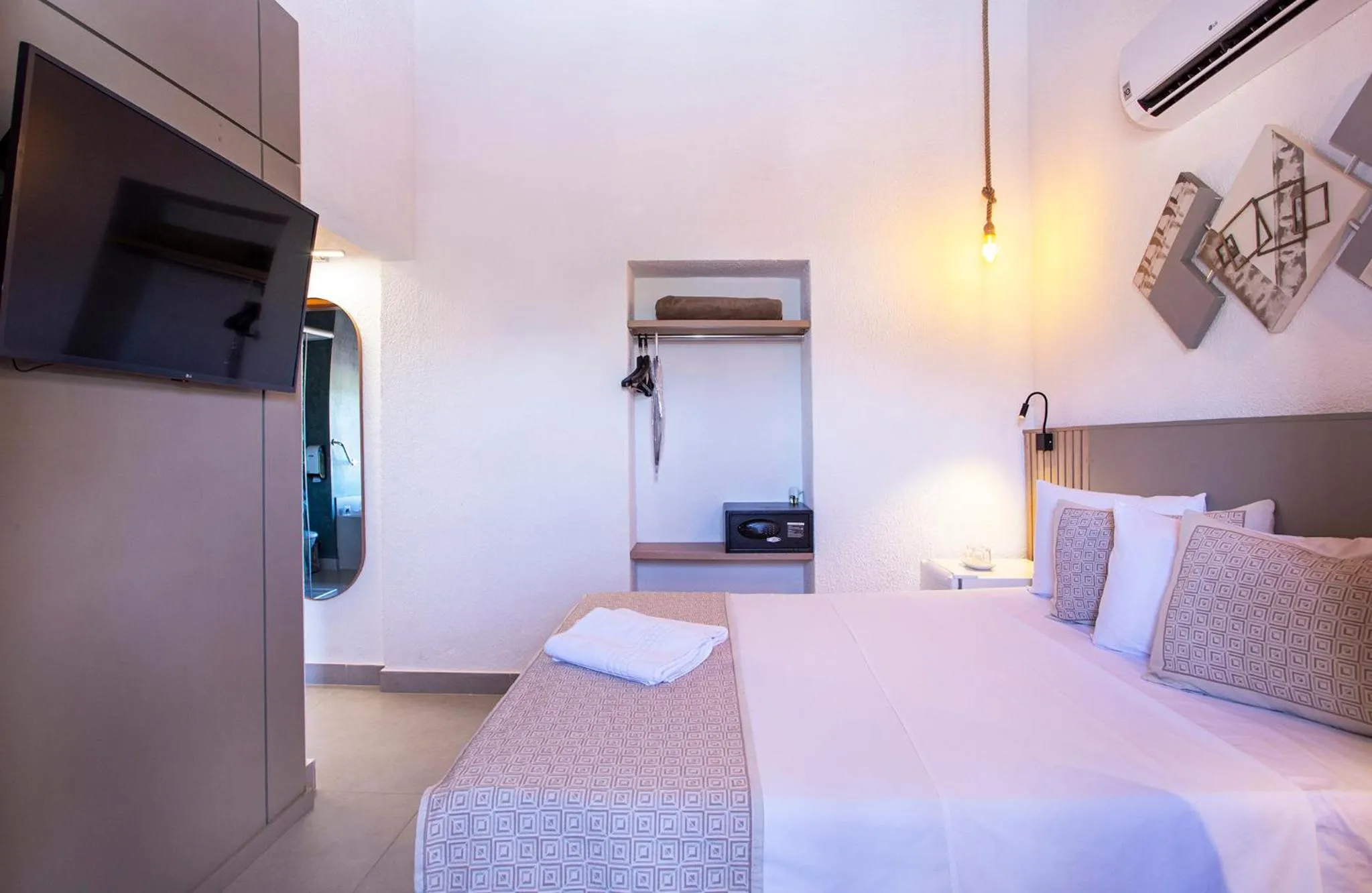 Bedroom, Bed in Hotel Praia do Portinho