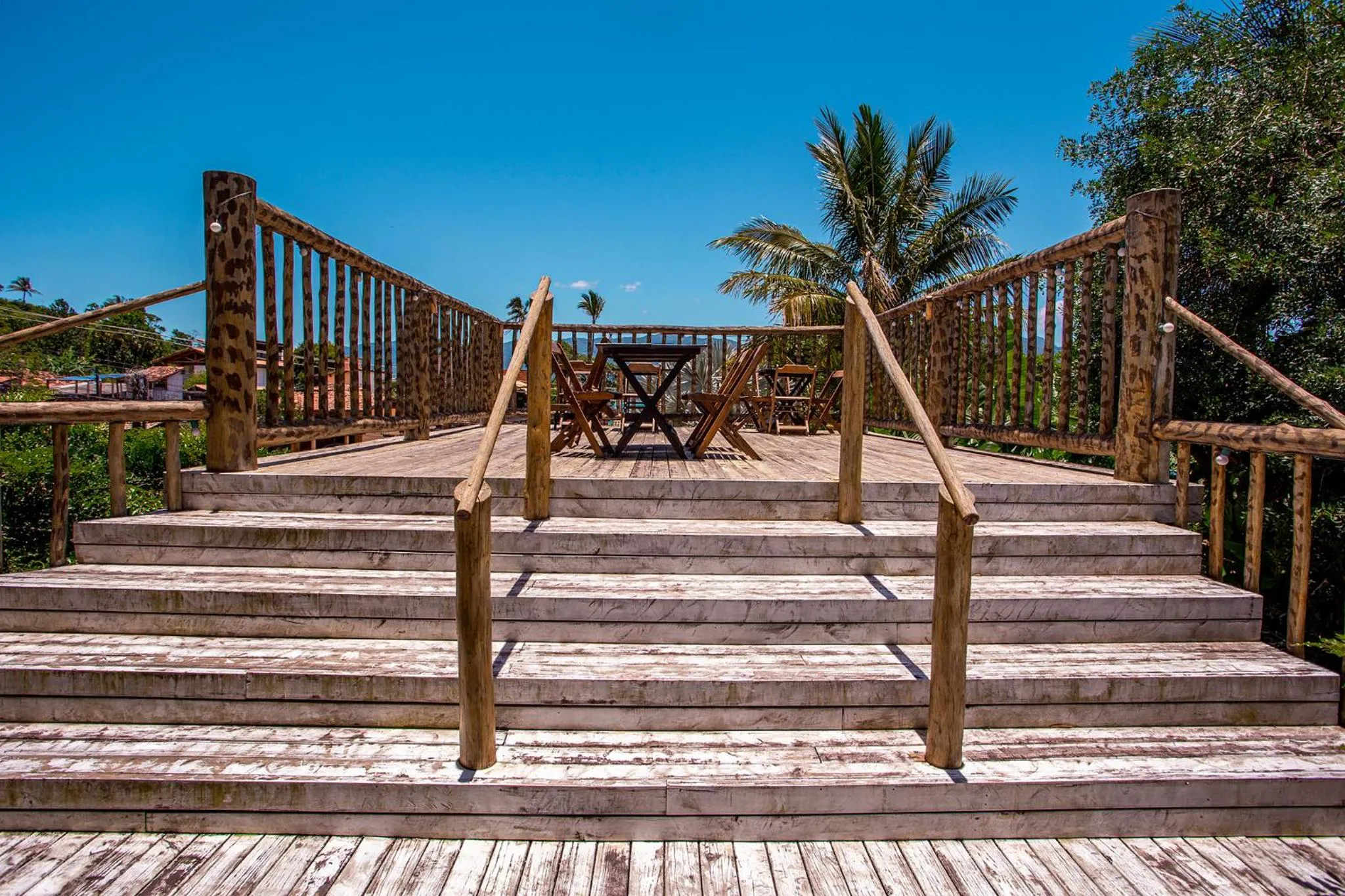 Seating area in Hotel Praia do Portinho