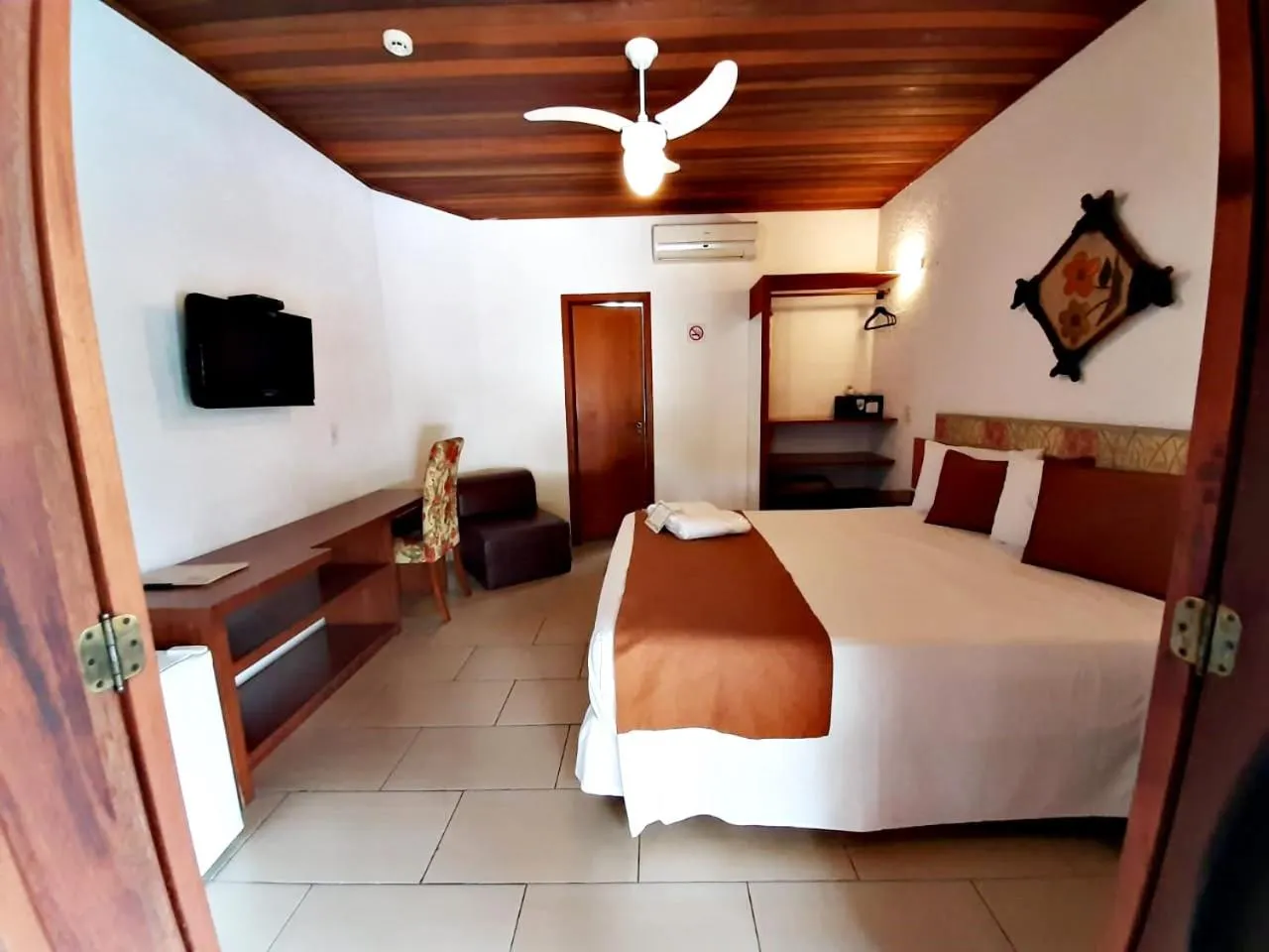 Bedroom, Bed in Hotel Praia do Portinho