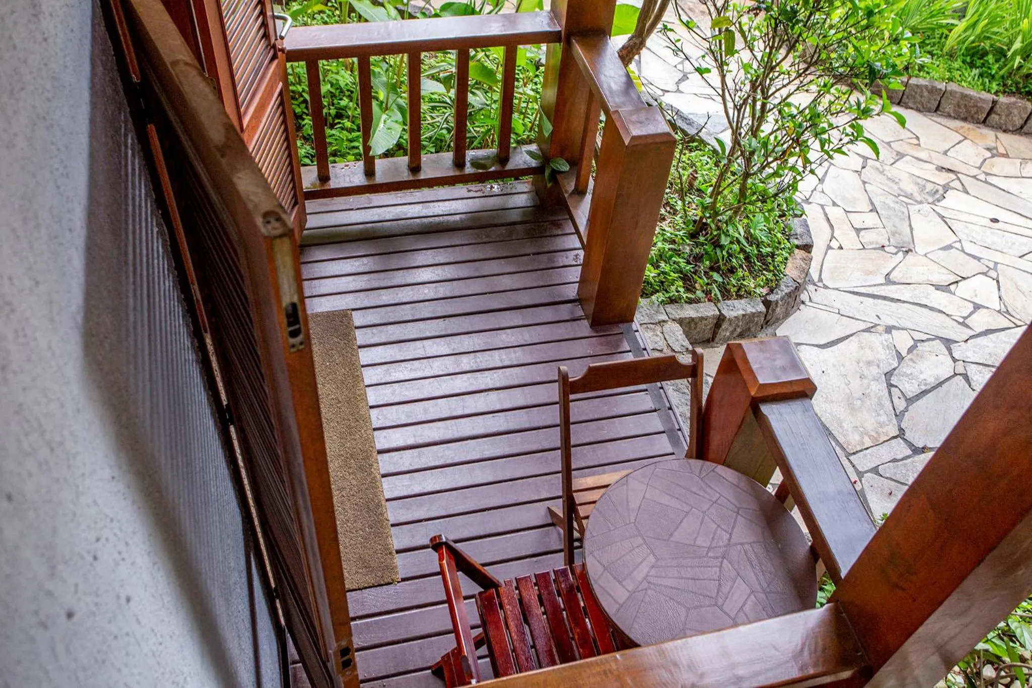 Patio in Hotel Praia do Portinho