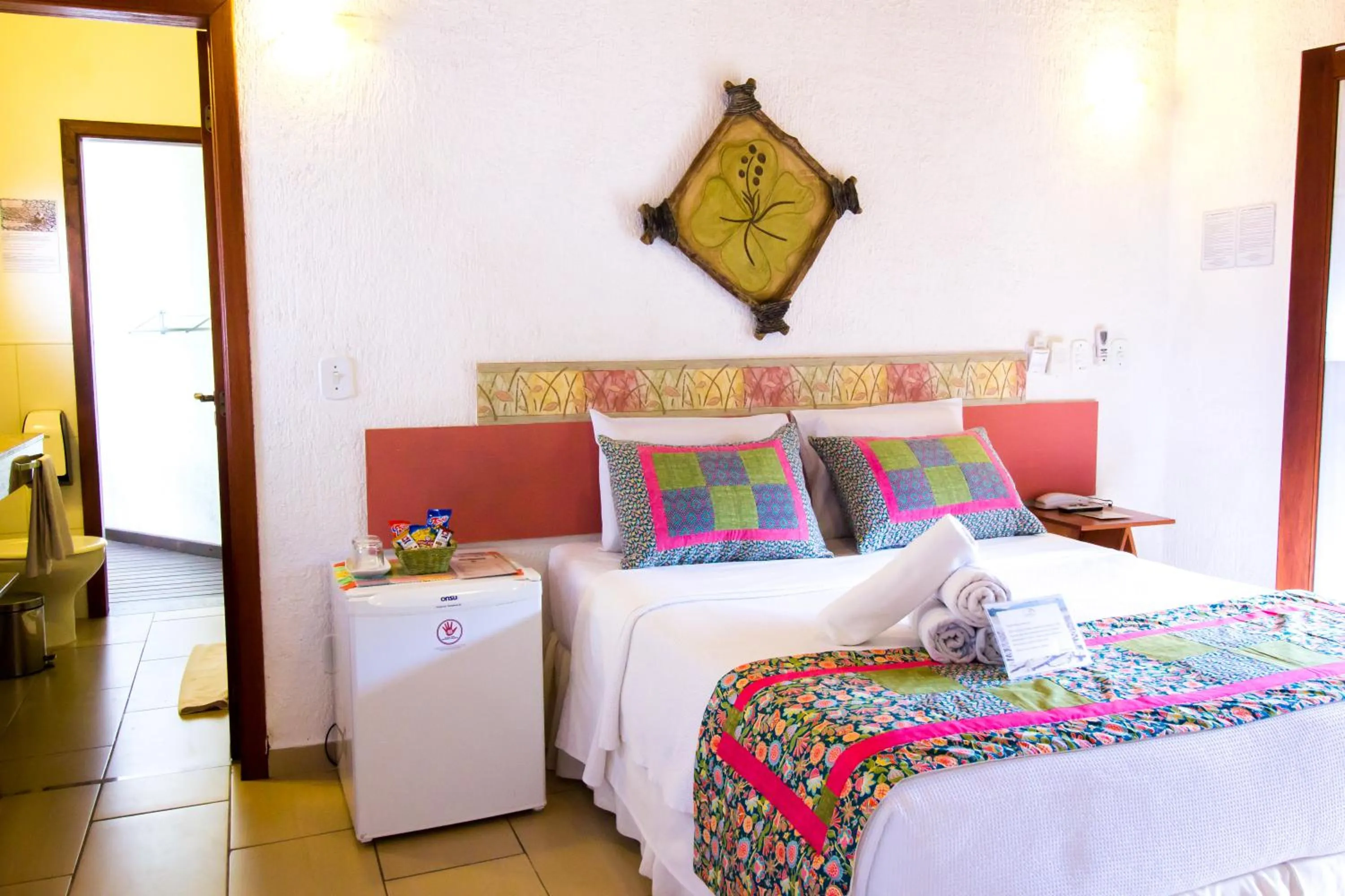 Bed in Hotel Praia do Portinho