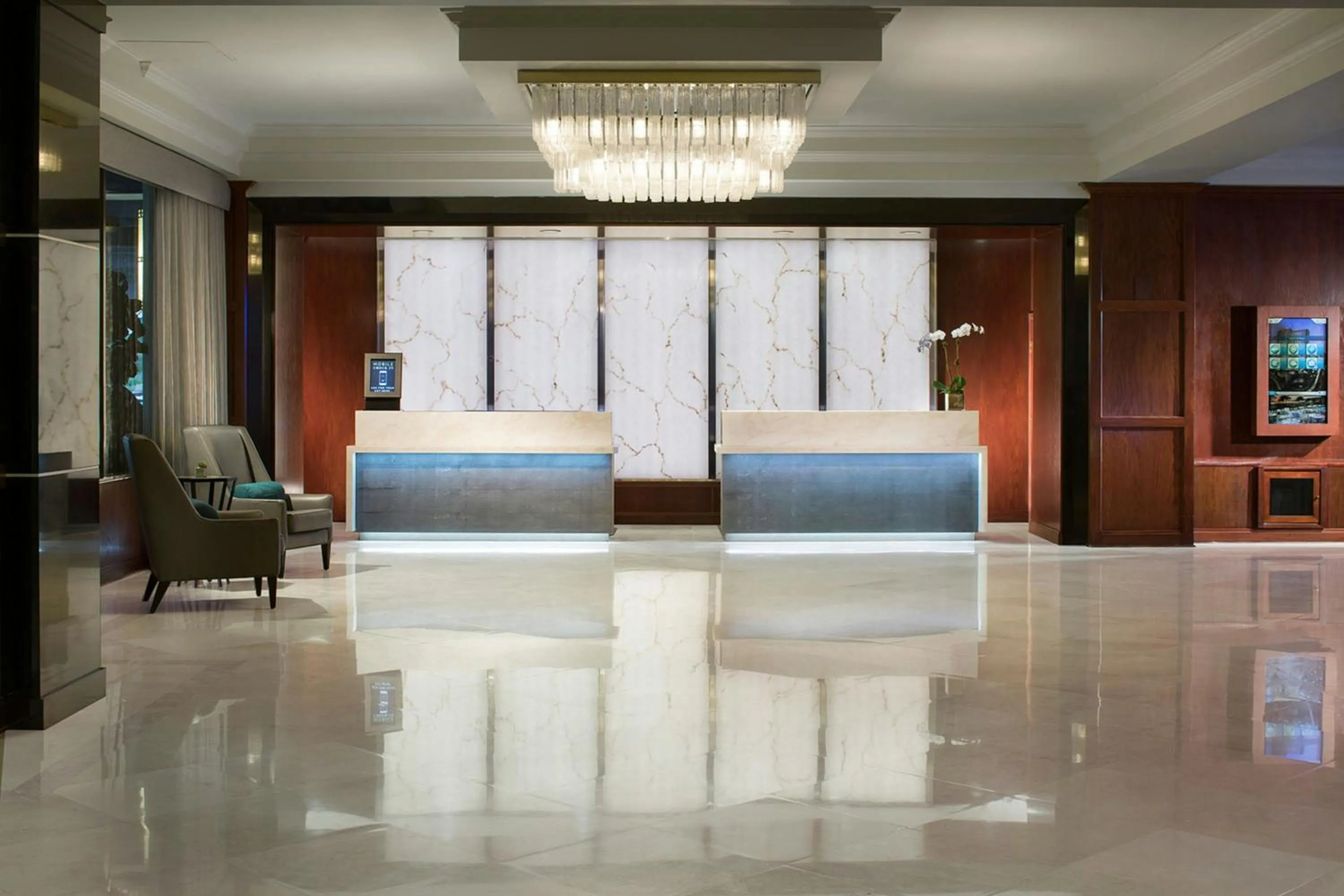 Lobby or reception in Miami Marriott Dadeland