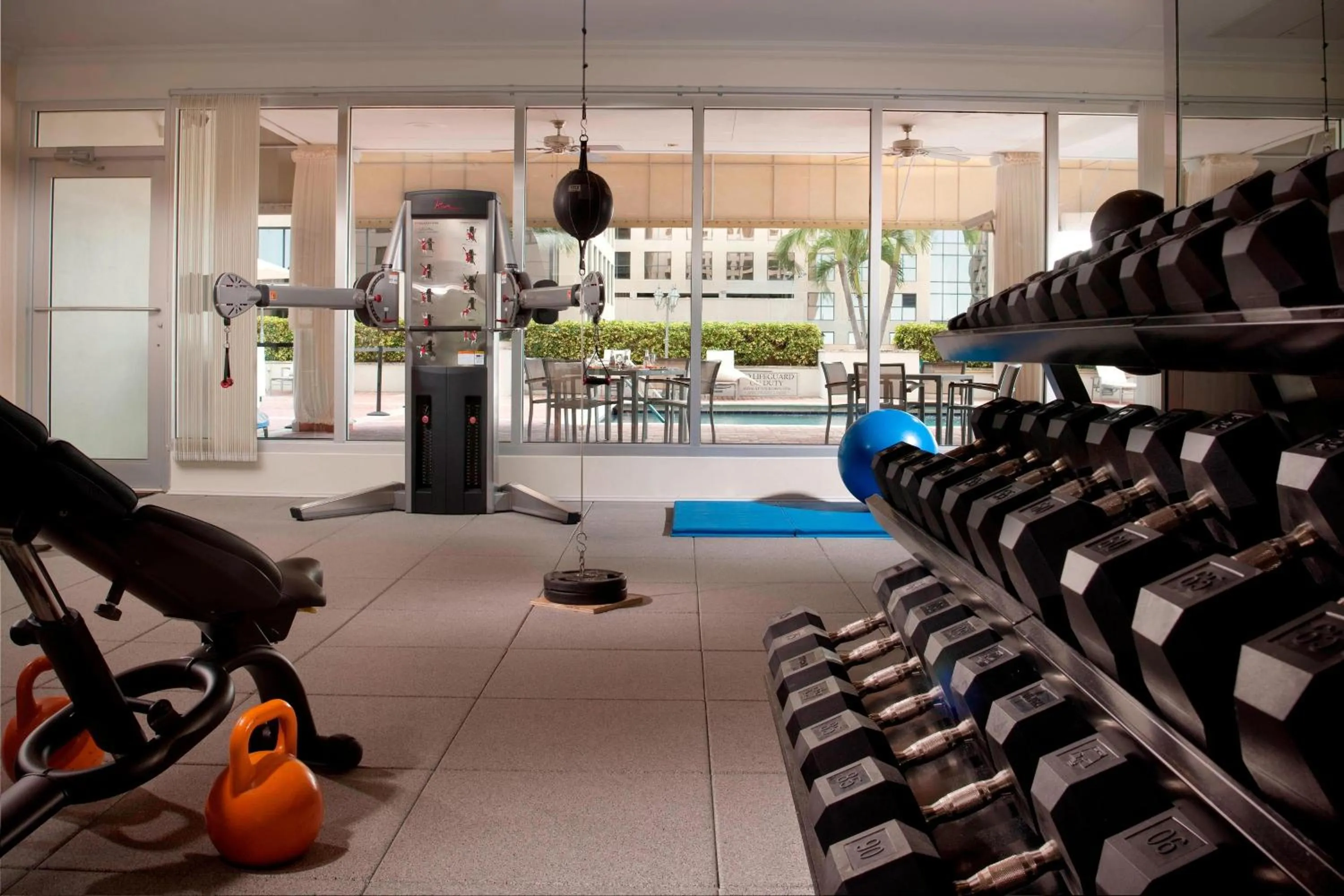 Fitness centre/facilities in Miami Marriott Dadeland