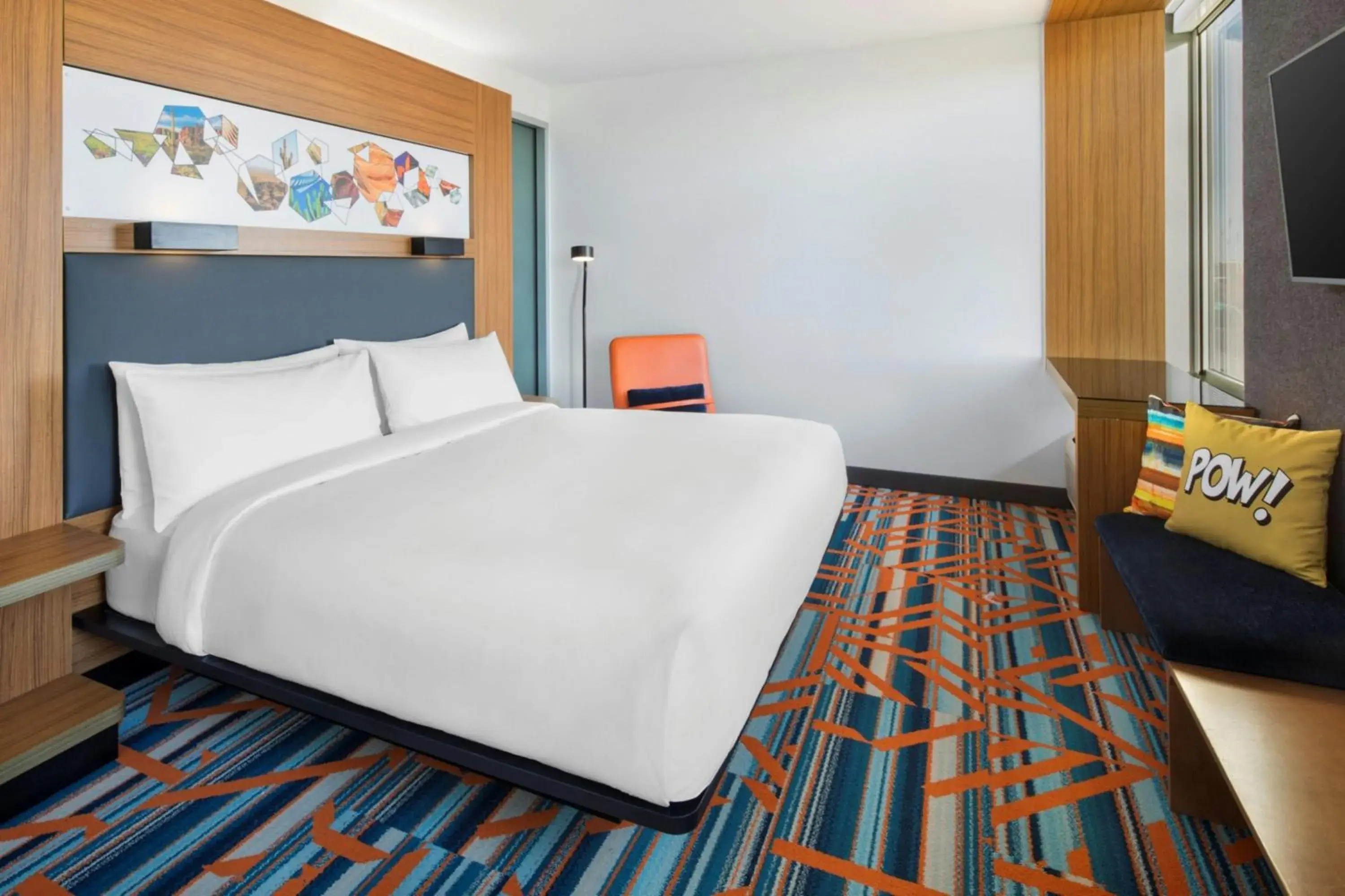 King Room with Roll-in Shower - Mobility and Hearing Accessible in Aloft Phoenix Airport King Room with Roll-in Shower - Mobility and Hearing Accessible in Aloft Phoenix Airport