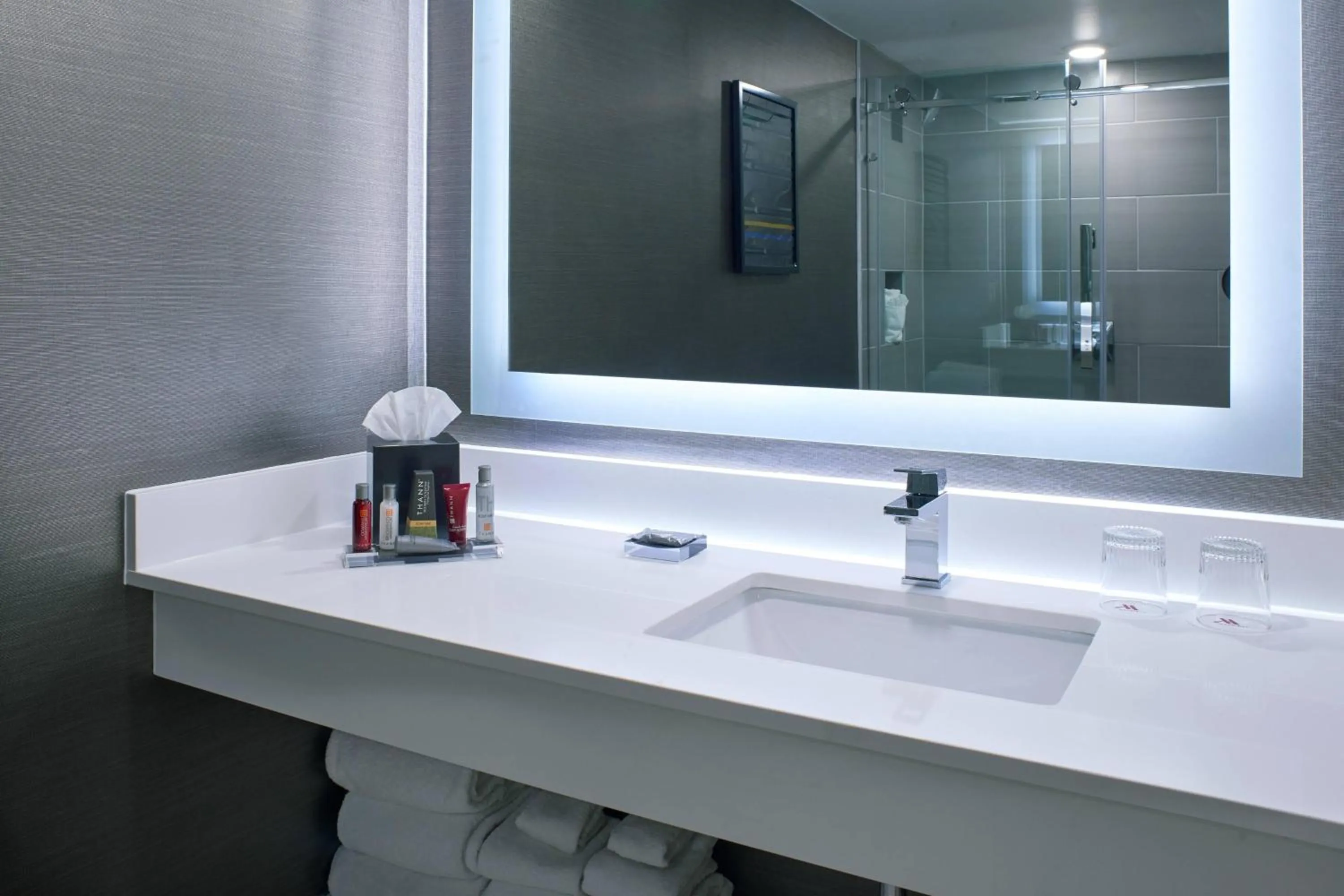 Bathroom in Marriott Melville Long Island