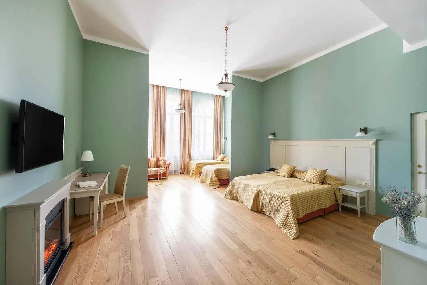 Photo of the whole room, Bed in Europa Royale Druskininkai Photo of the whole room, Bed in Europa Royale Druskininkai