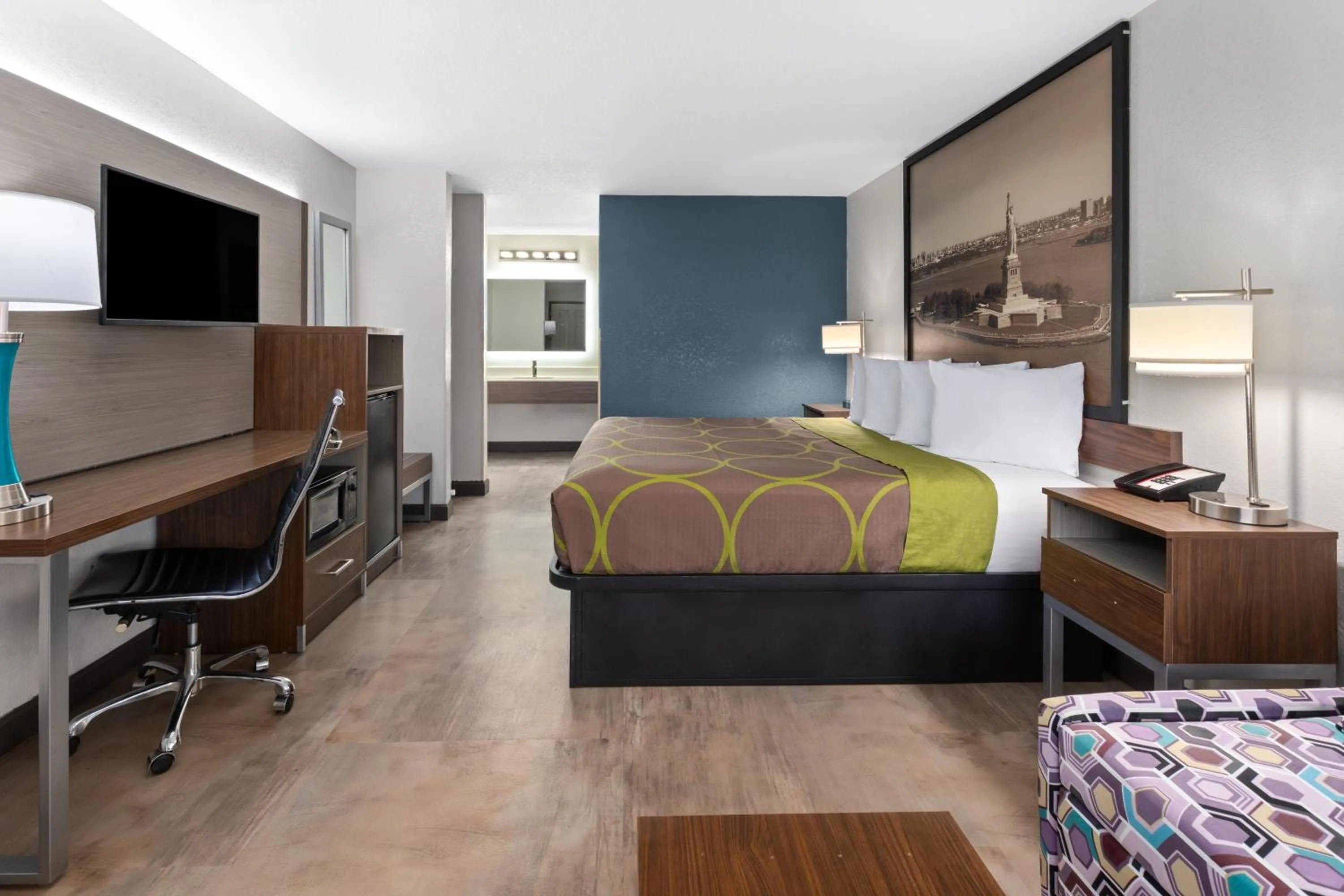 Bed in Super 8 by Wyndham Prattville Montgomery