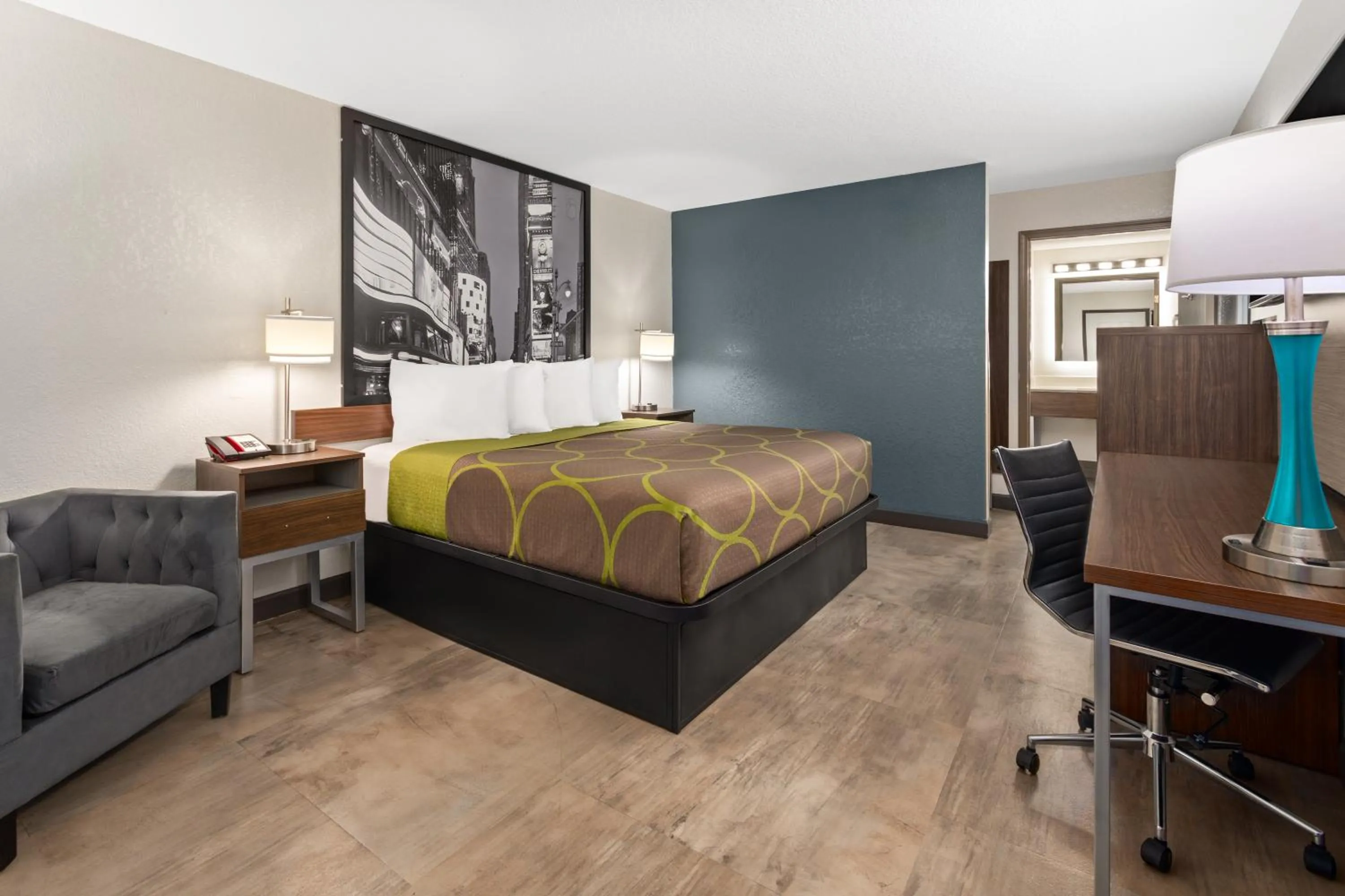 Bed in Super 8 by Wyndham Prattville Montgomery