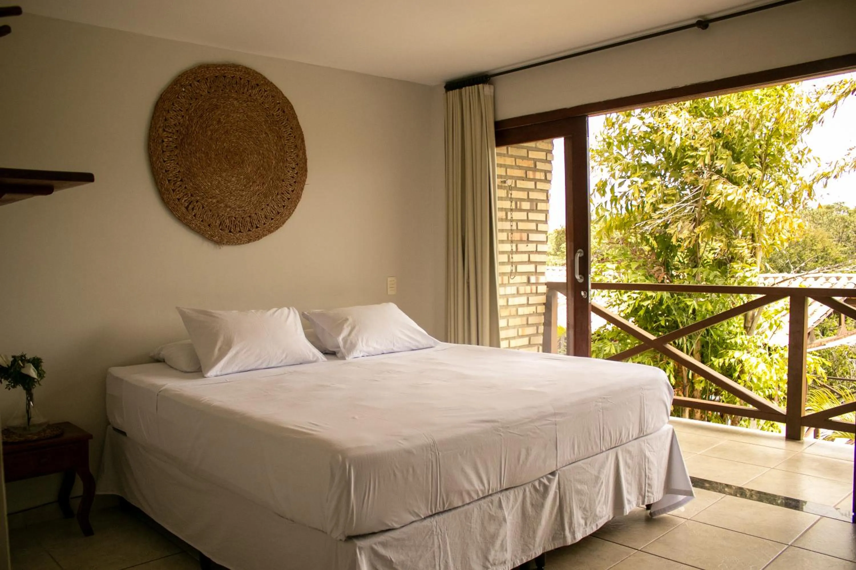Bed in Pousada Mãe Natureza