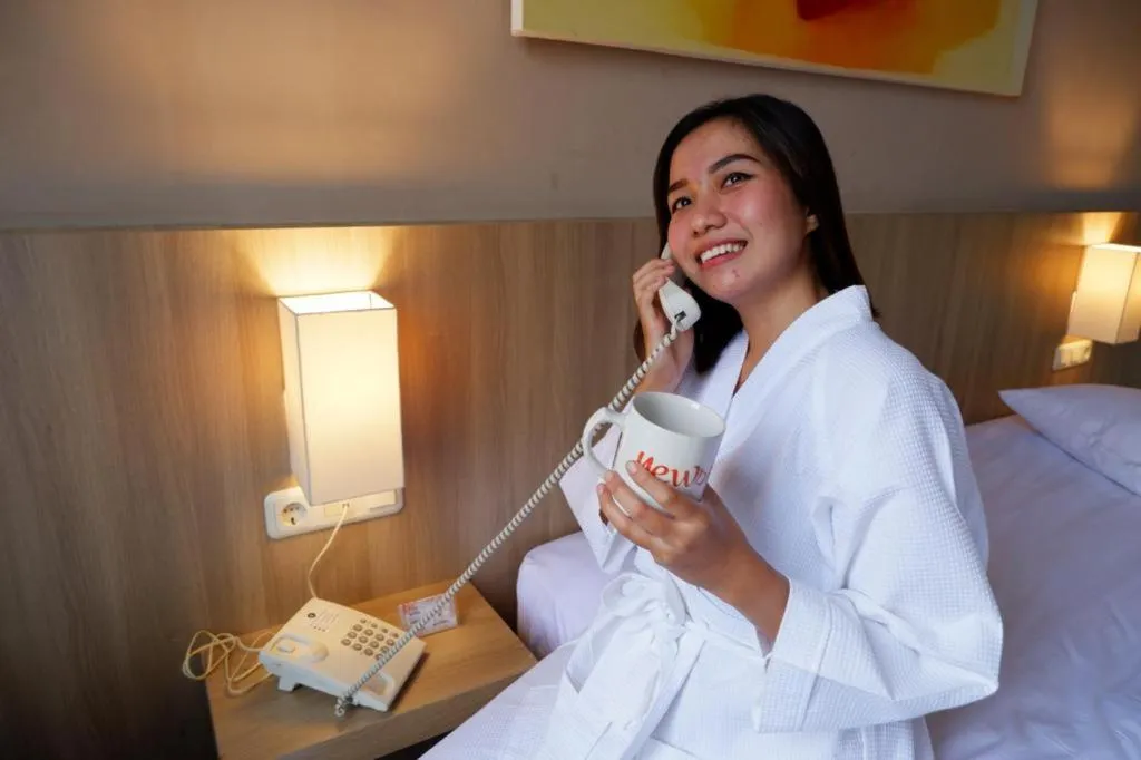 People, Bed in News Hotel by Graha Pena Jawa Pos