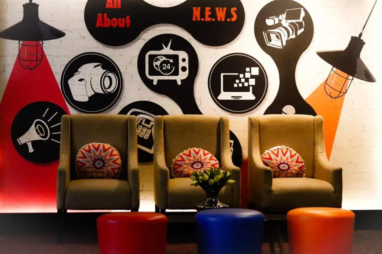 Lobby or reception in News Hotel Waru Sidoarjo Lobby or reception in News Hotel Waru Sidoarjo