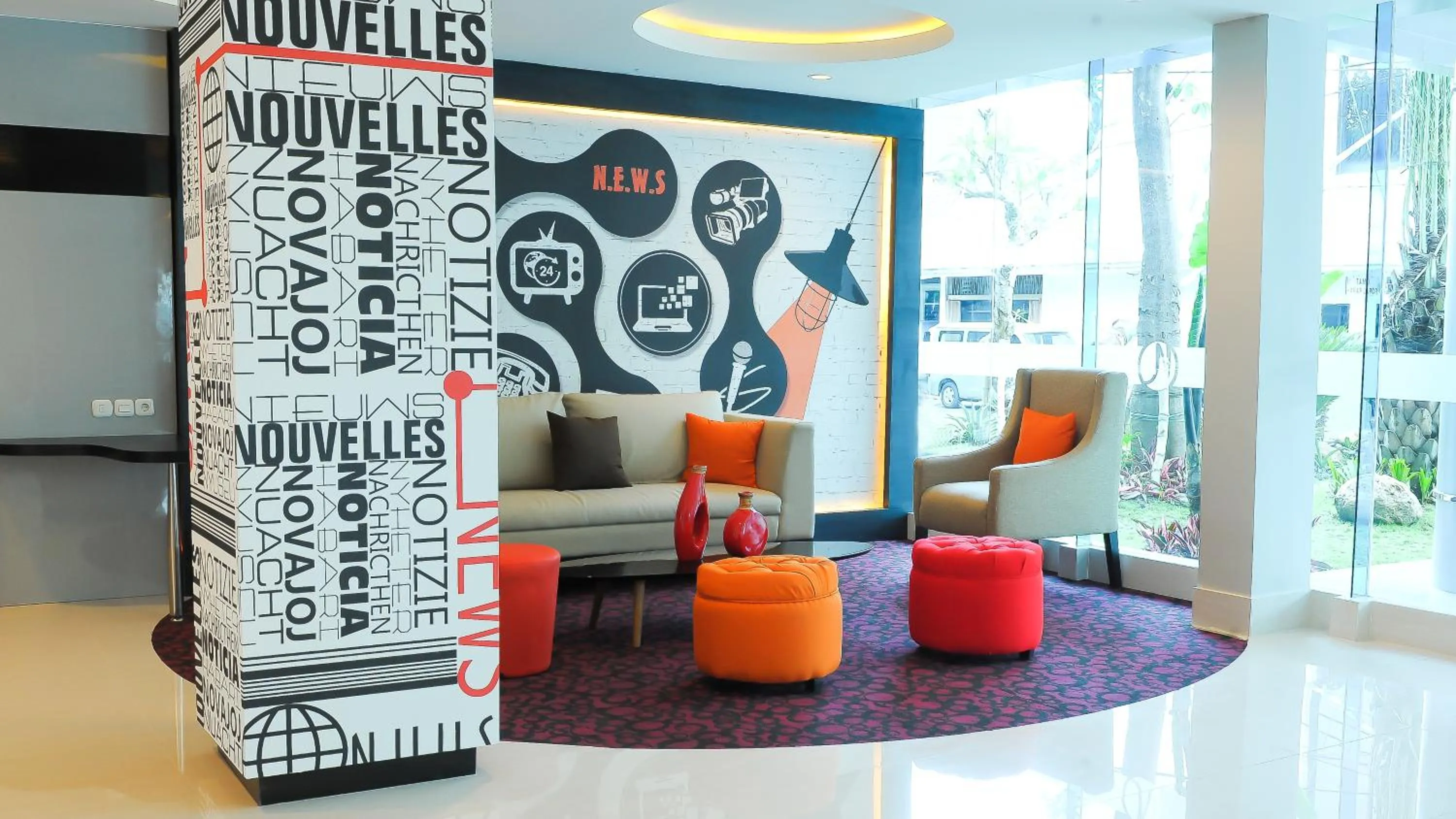 Lobby or reception in News Hotel by Graha Pena Jawa Pos
