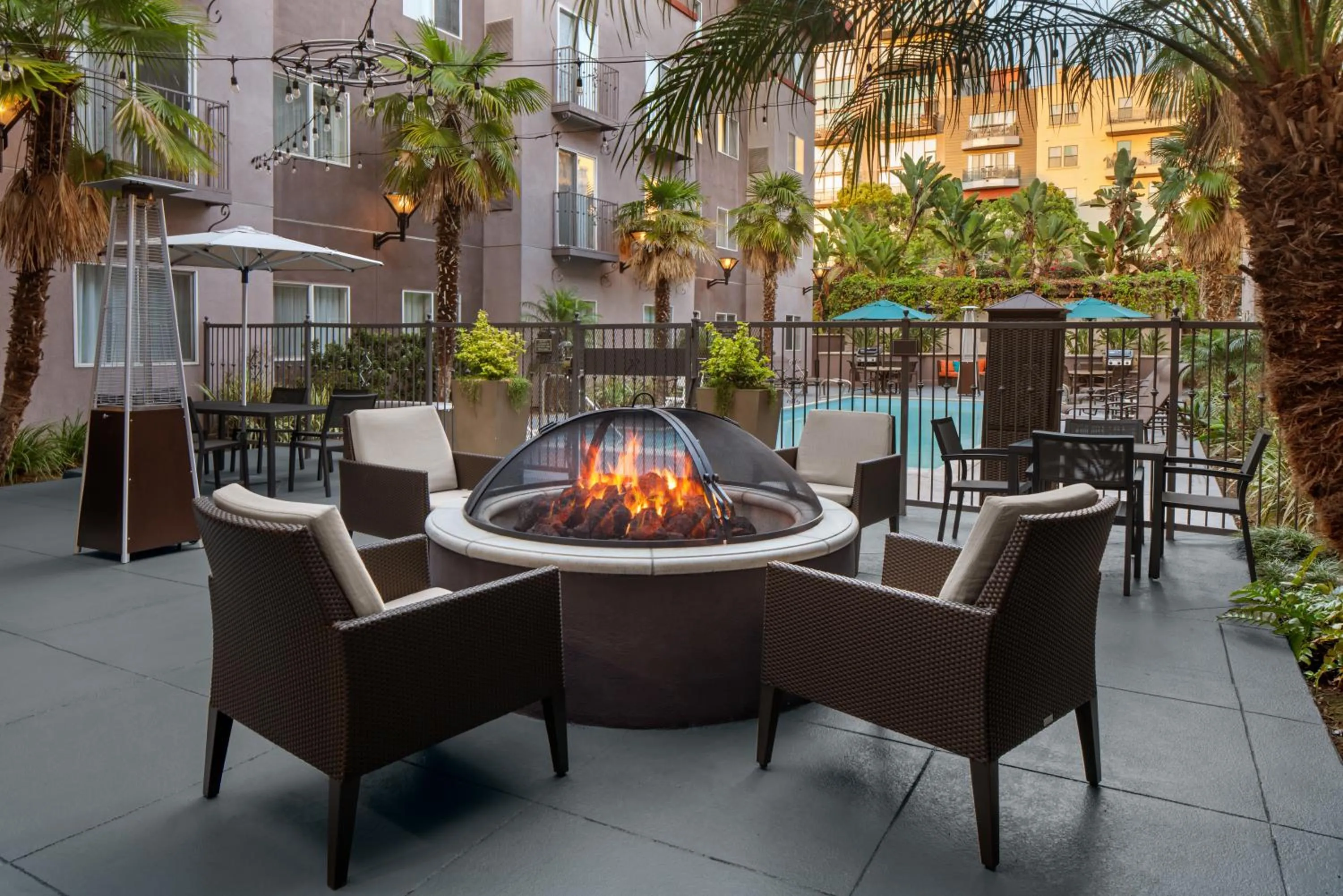 Patio in Residence Inn by Marriott San Diego Downtown
