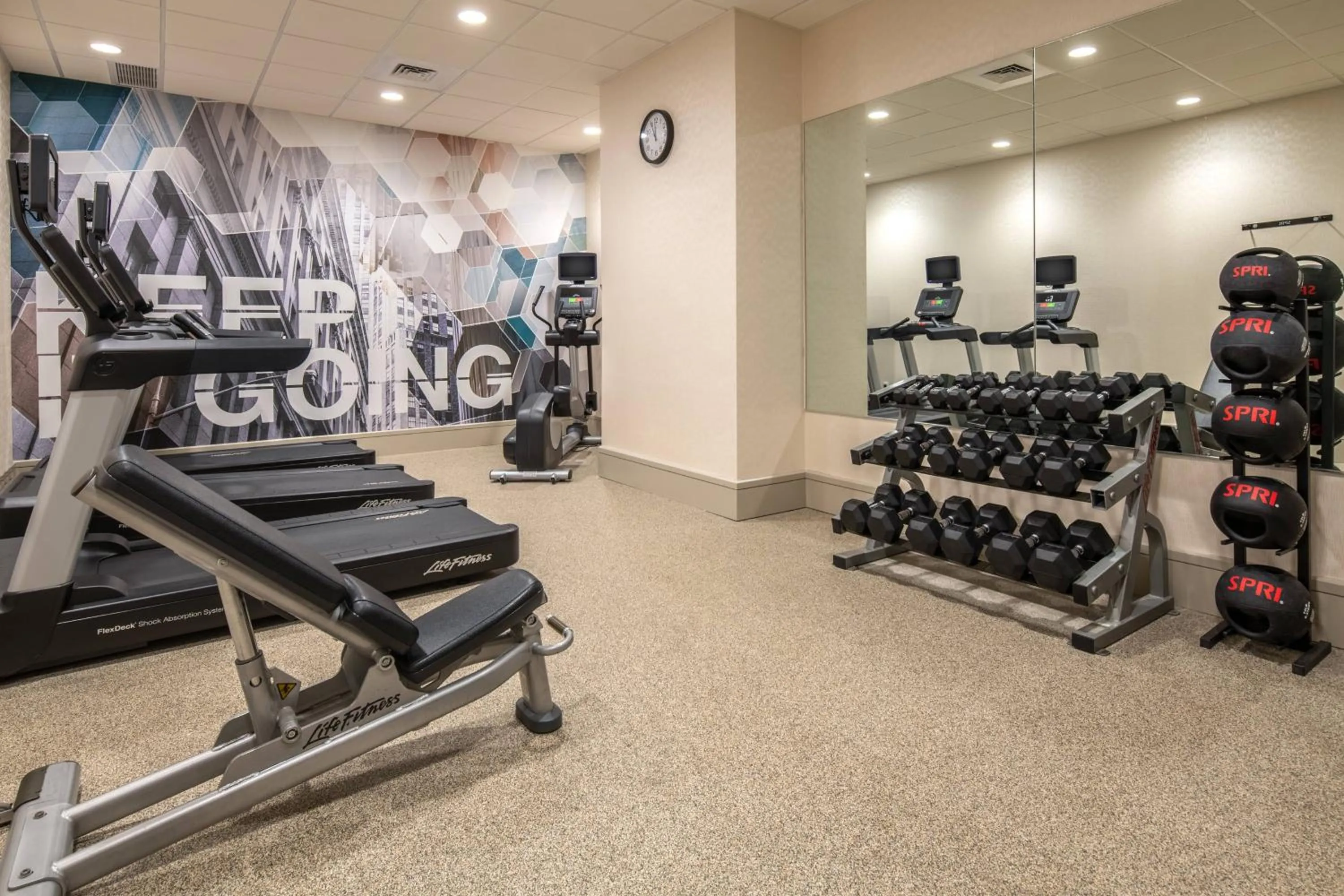 Fitness centre/facilities in SpringHill Suites Seattle Downtown, South Lake Union