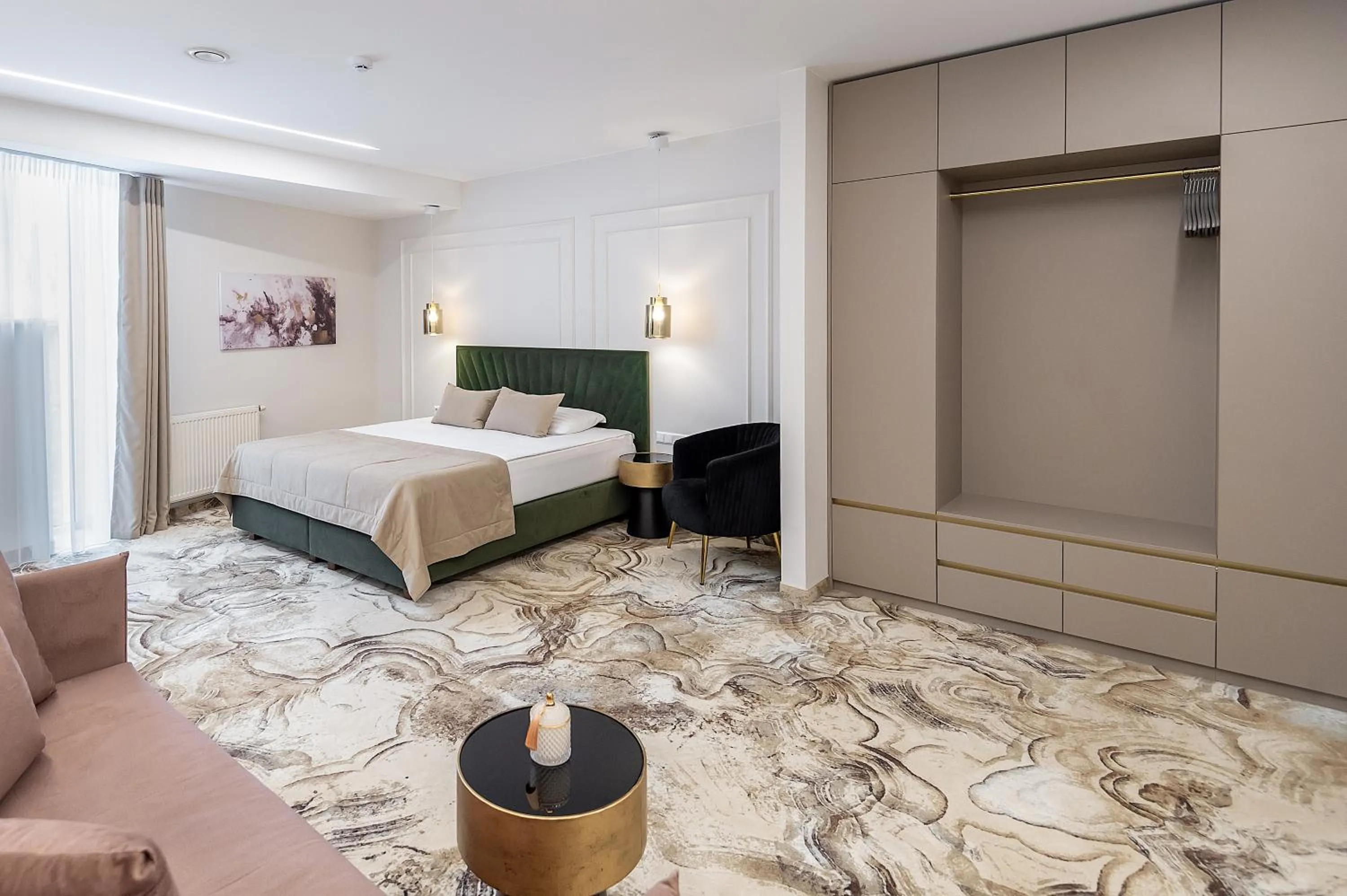 Photo of the whole room, Bed in Palangos Vetra