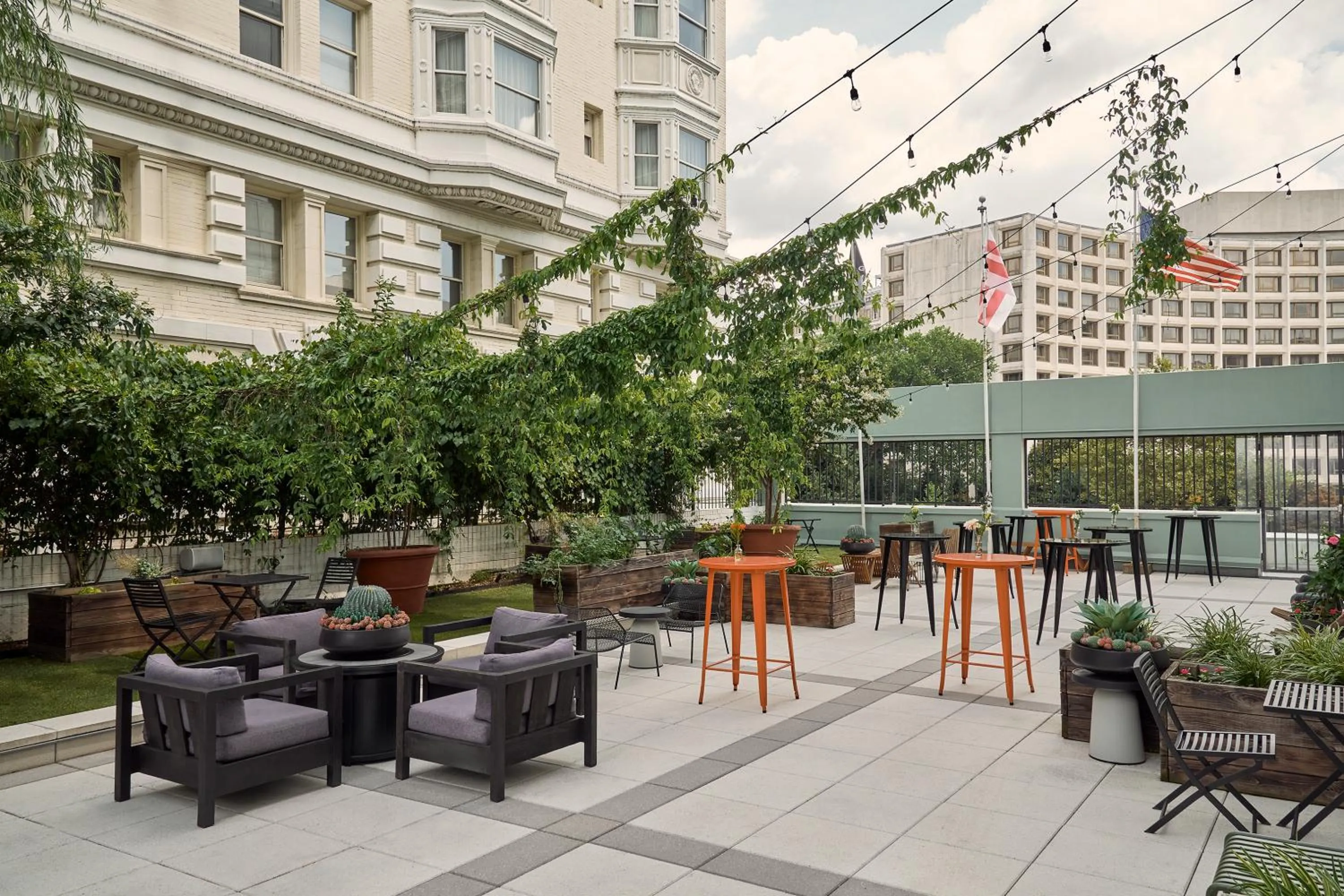 Balcony/Terrace in Generator Hotel Washington DC