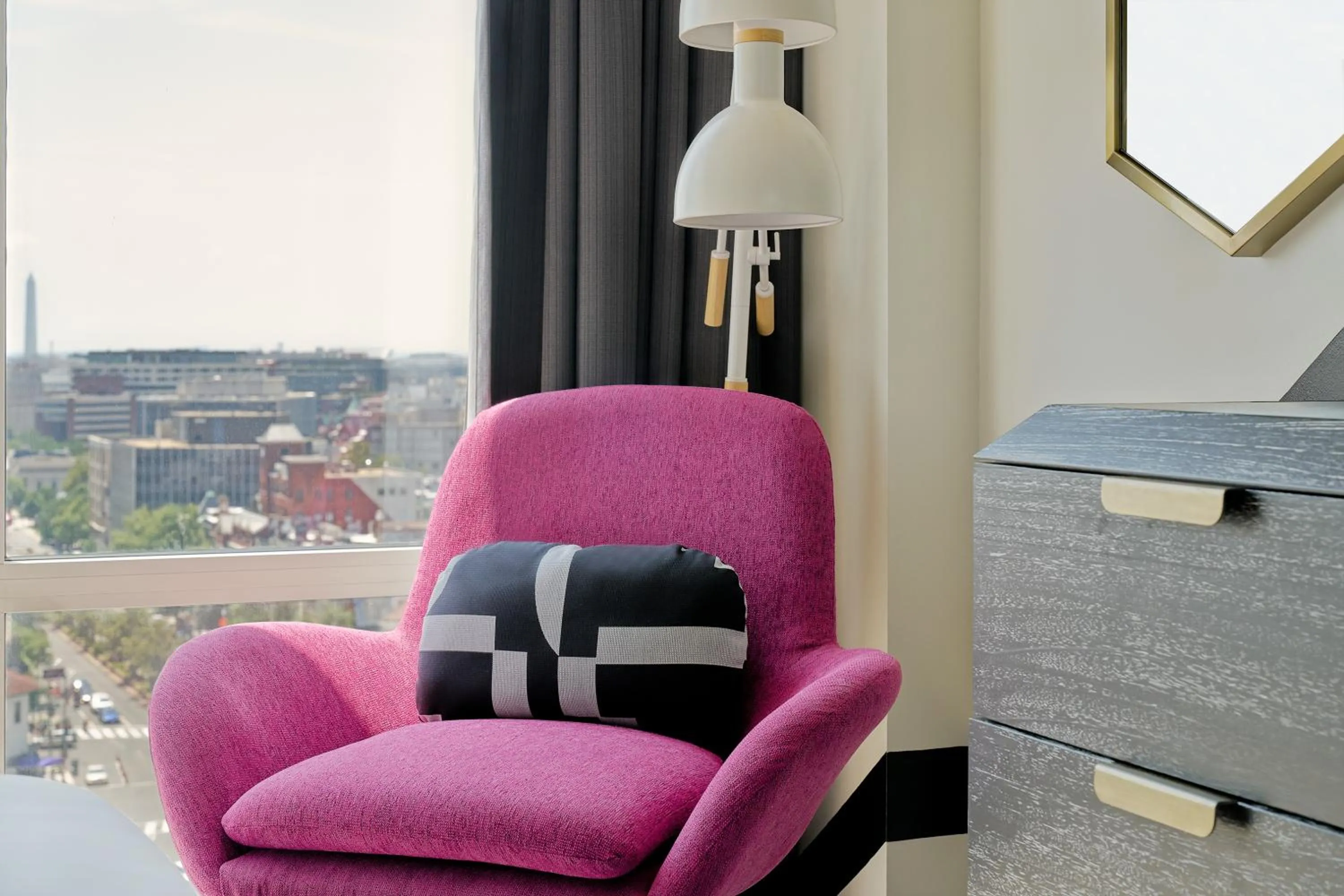 Bed in Generator Hotel Washington DC