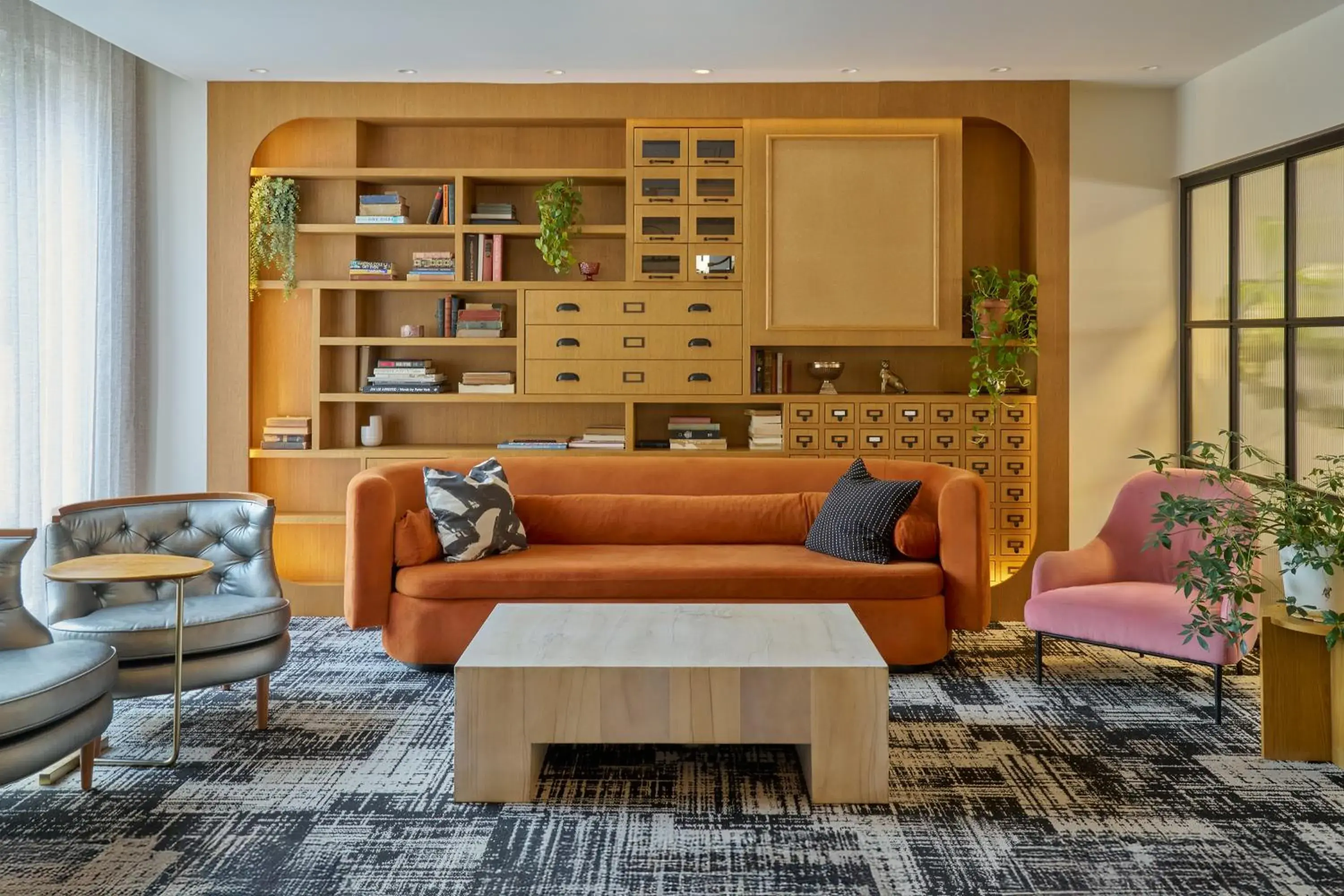 Living room in Generator Hotel Washington DC Living room in Generator Hotel Washington DC