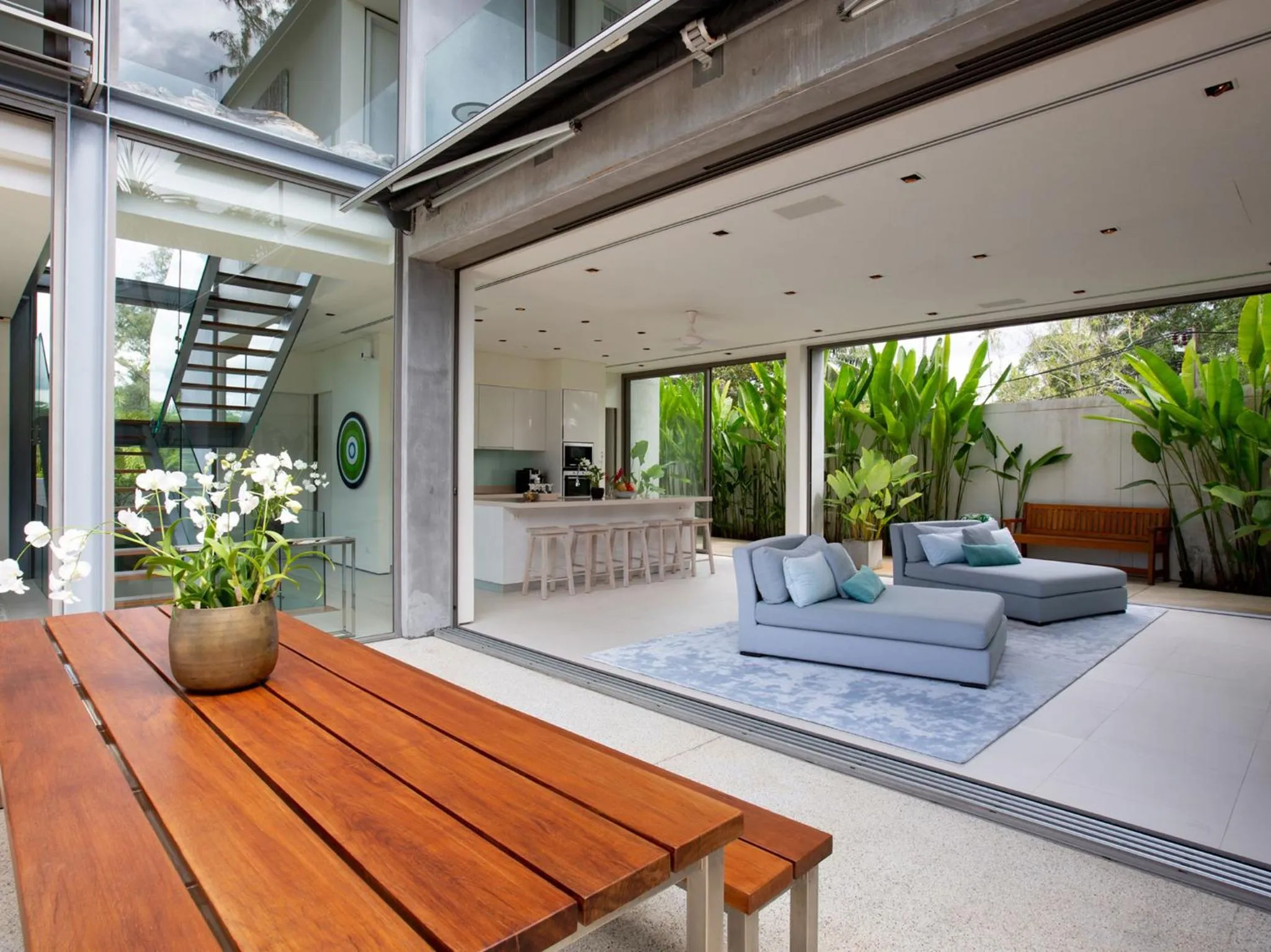 Living room in Sava Beach Villas