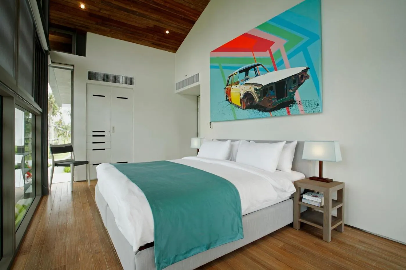 Bed in Sava Beach Villas