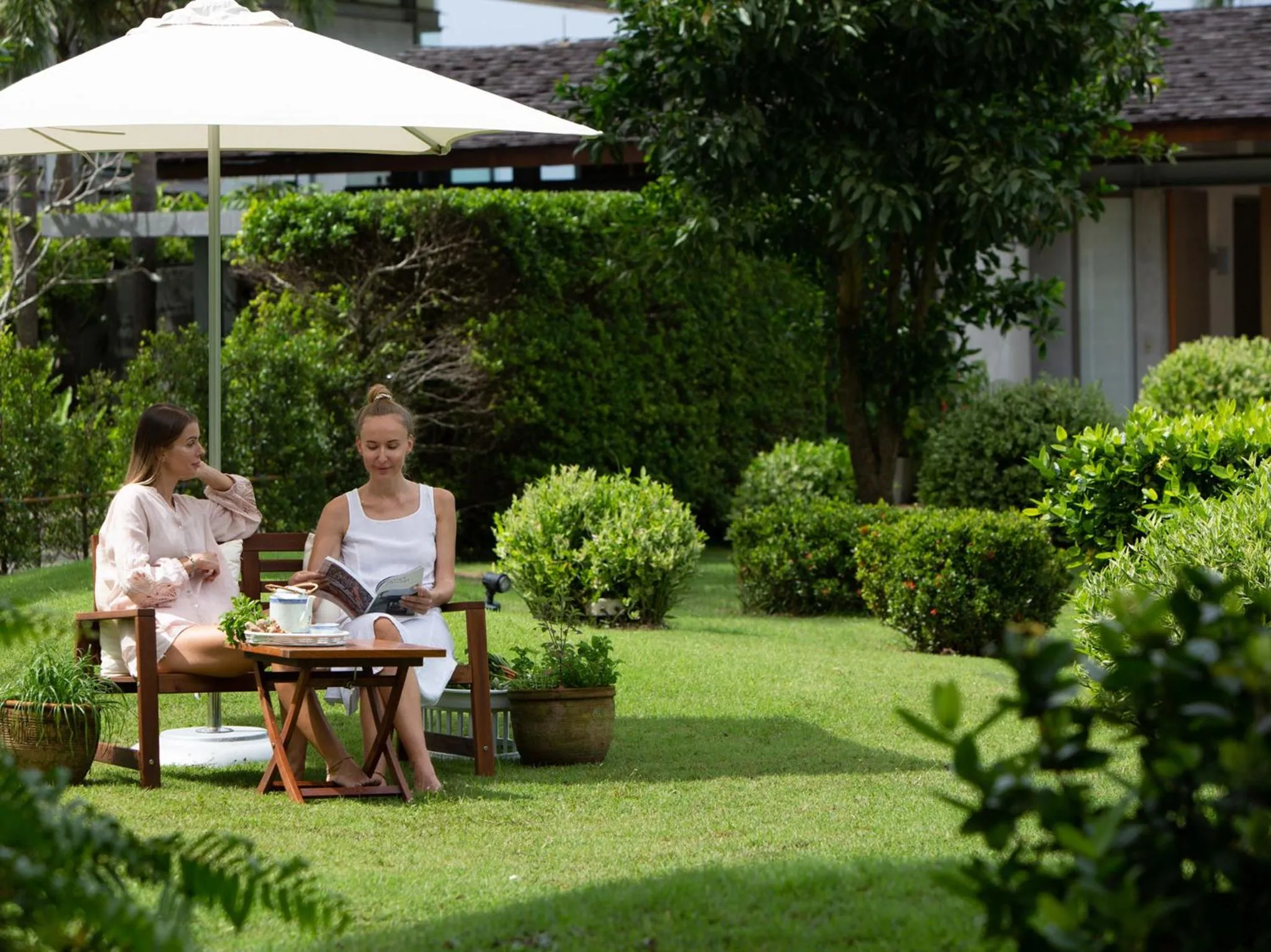 People in Sava Beach Villas