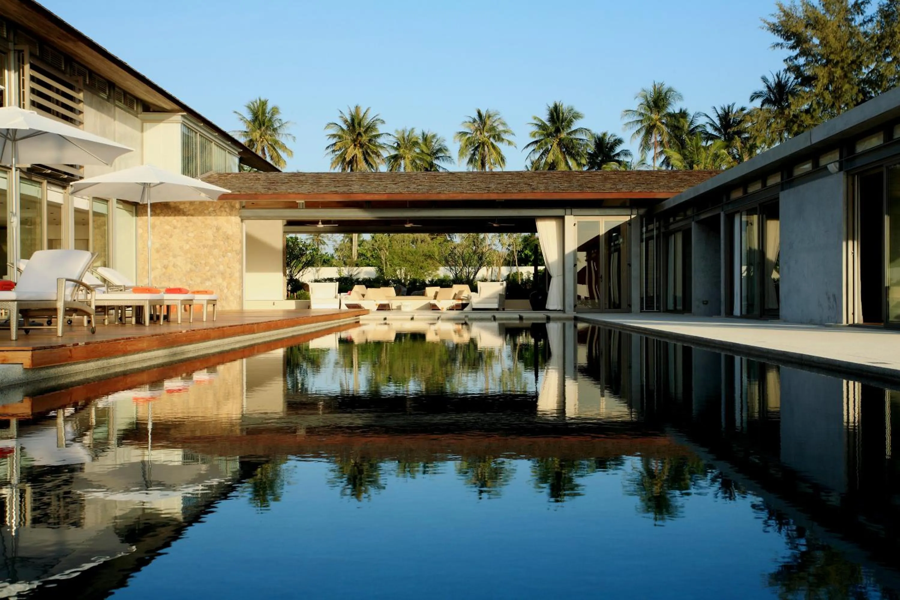 Pool view in Sava Beach Villas