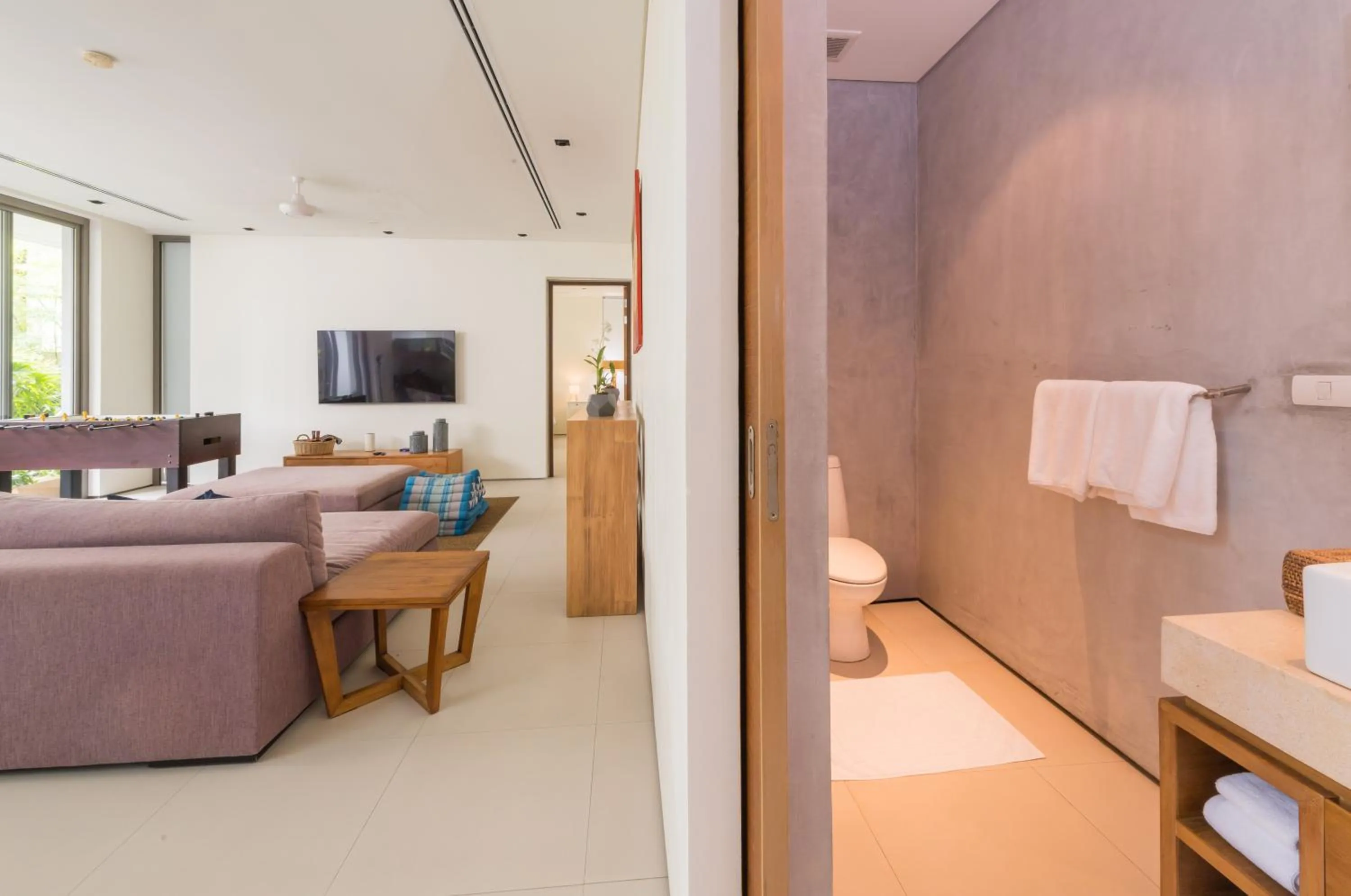 Living room in Sava Beach Villas