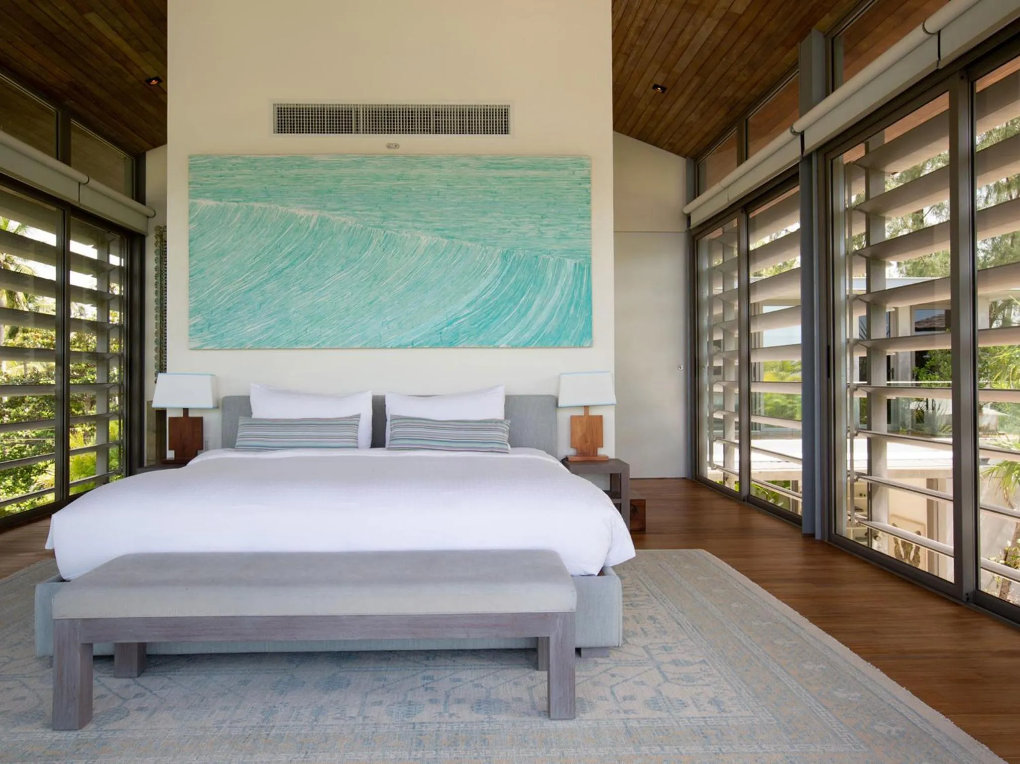 Bed in Sava Beach Villas