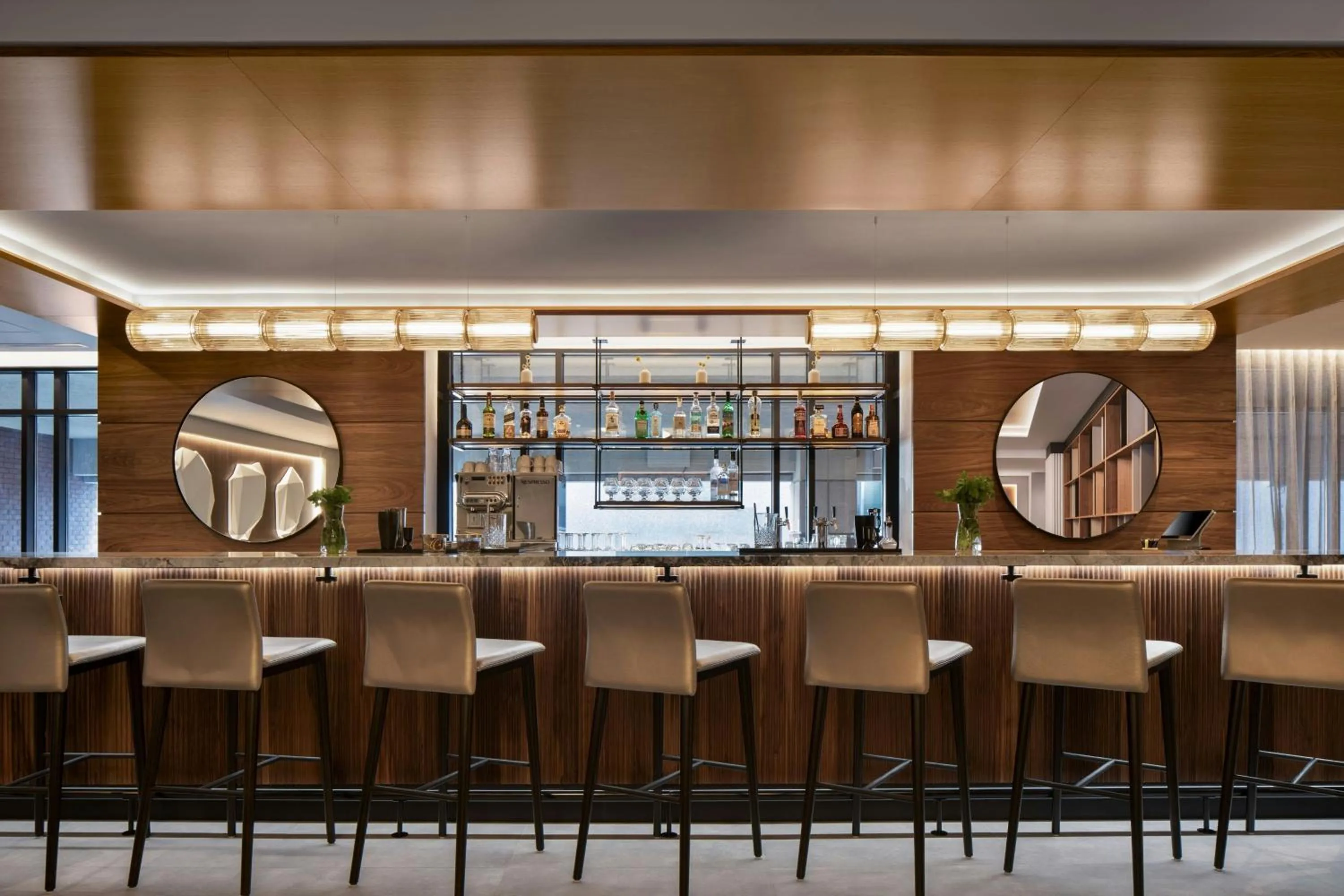 Lounge or bar in AC Hotel by Marriott Old Montreal