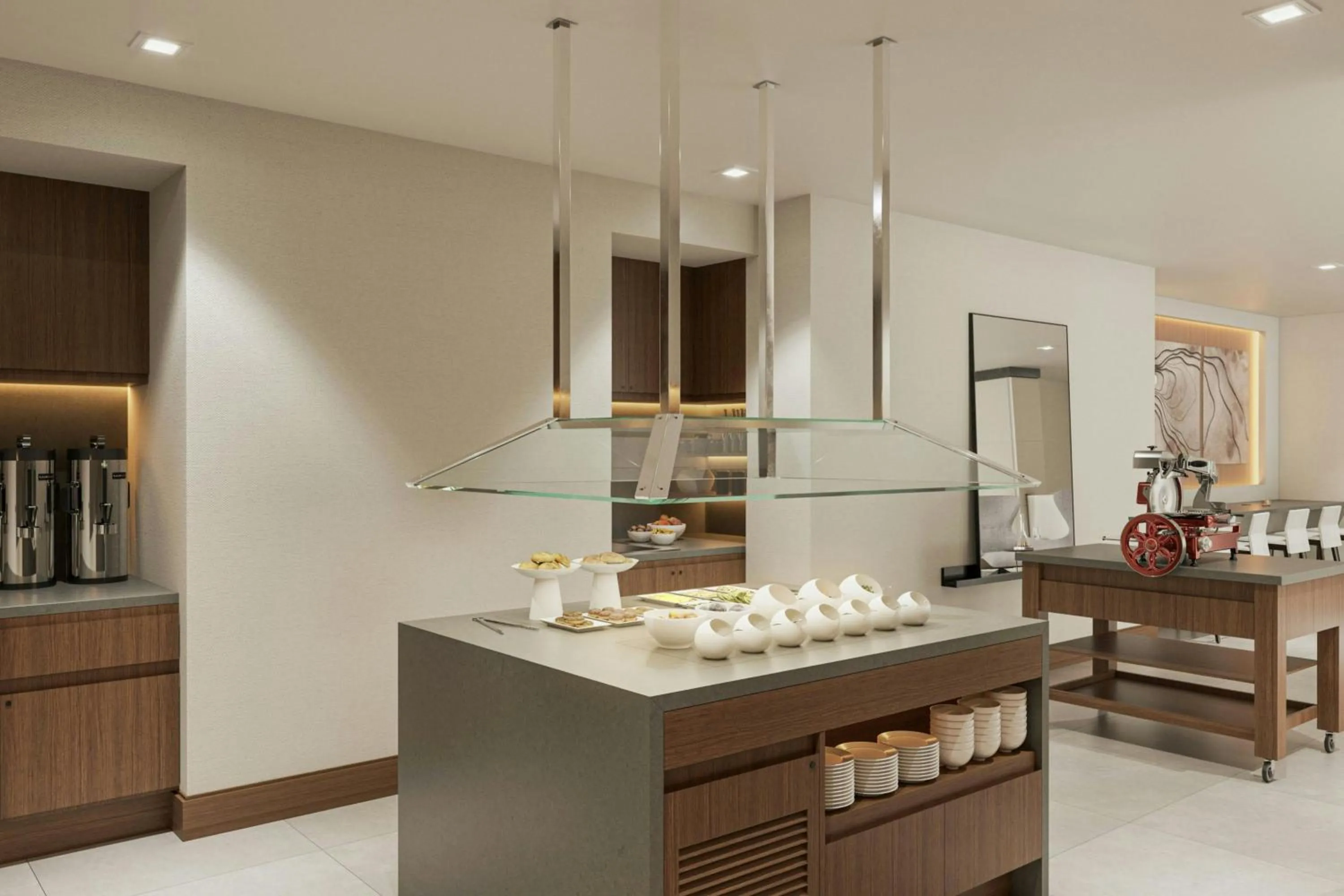 Kitchen or kitchenette in SpringHill Suites by Marriott Old Montreal