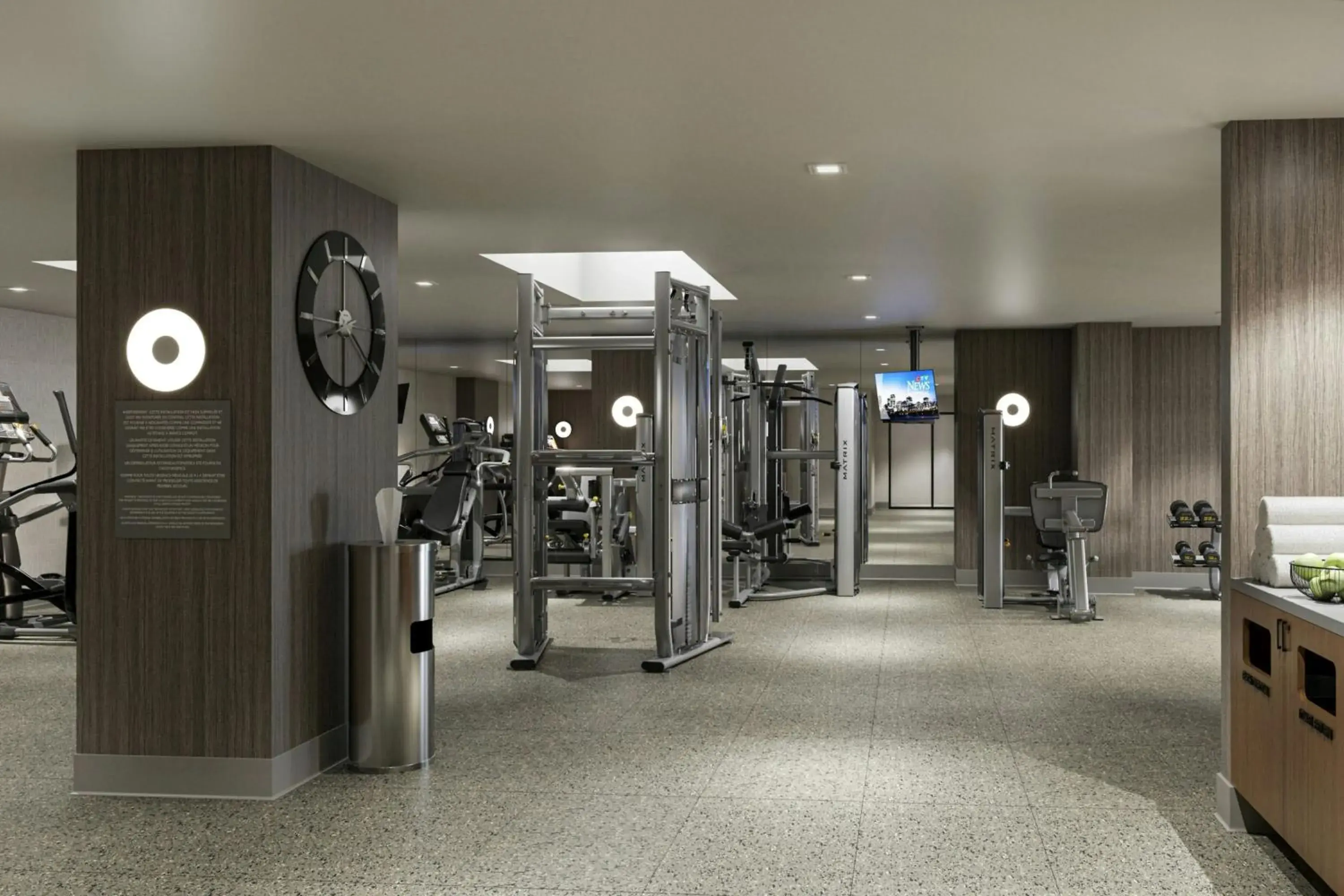 Fitness centre/facilities in SpringHill Suites by Marriott Old Montreal Fitness centre/facilities in SpringHill Suites by Marriott Old Montreal