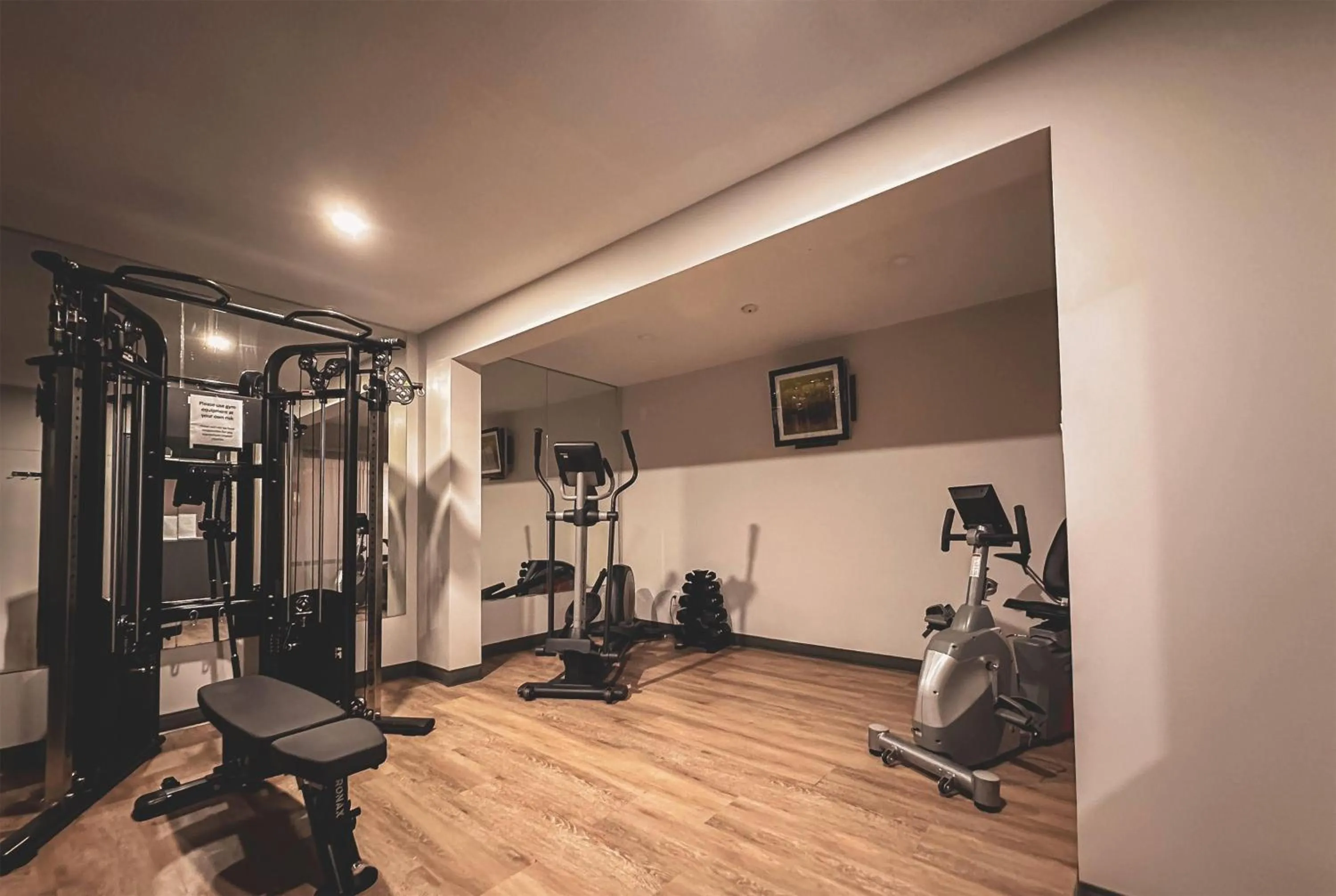 Fitness centre/facilities in The Jordan Hotel Ramada by Wyndham