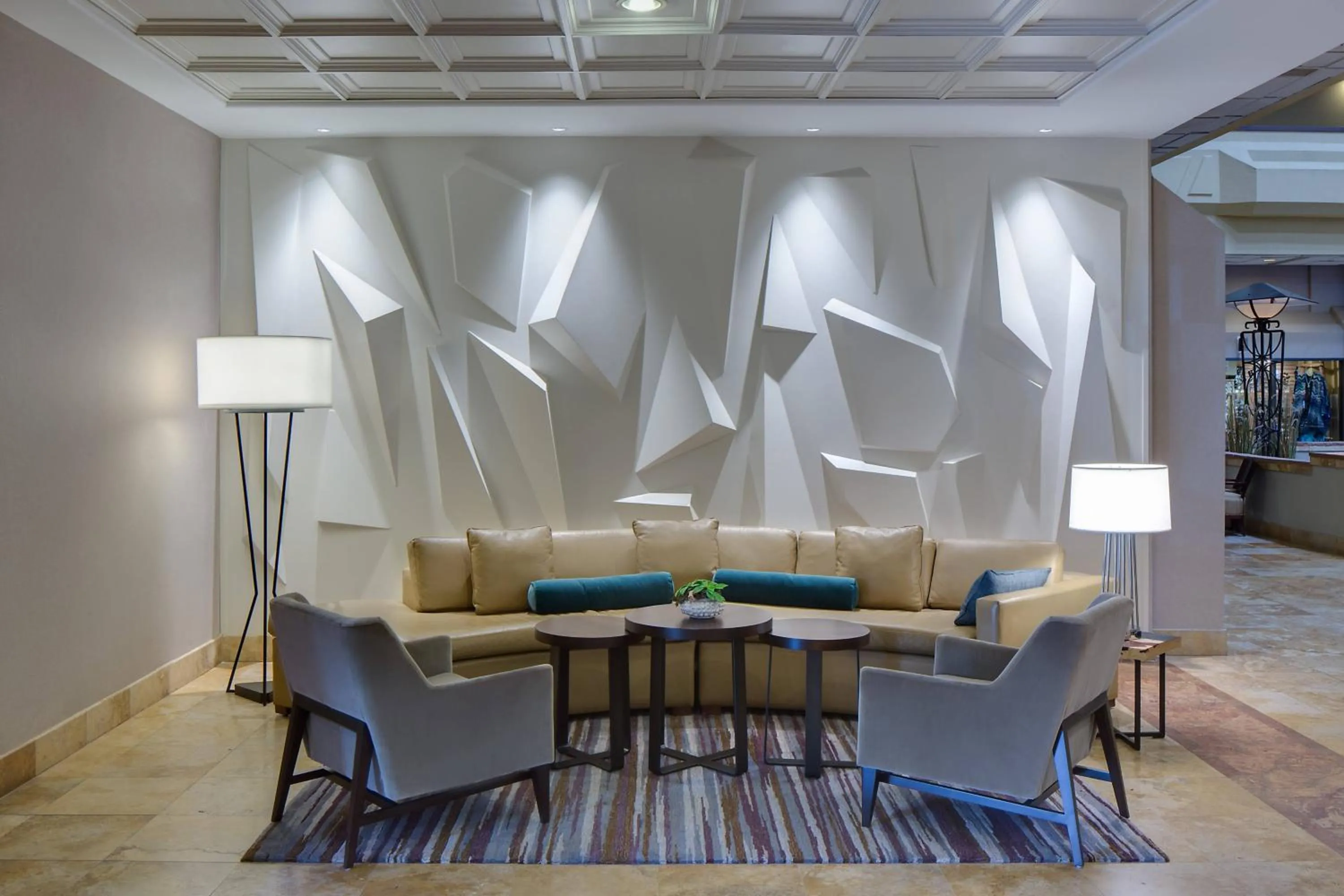 Lobby or reception in Albuquerque Marriott Pyramid North