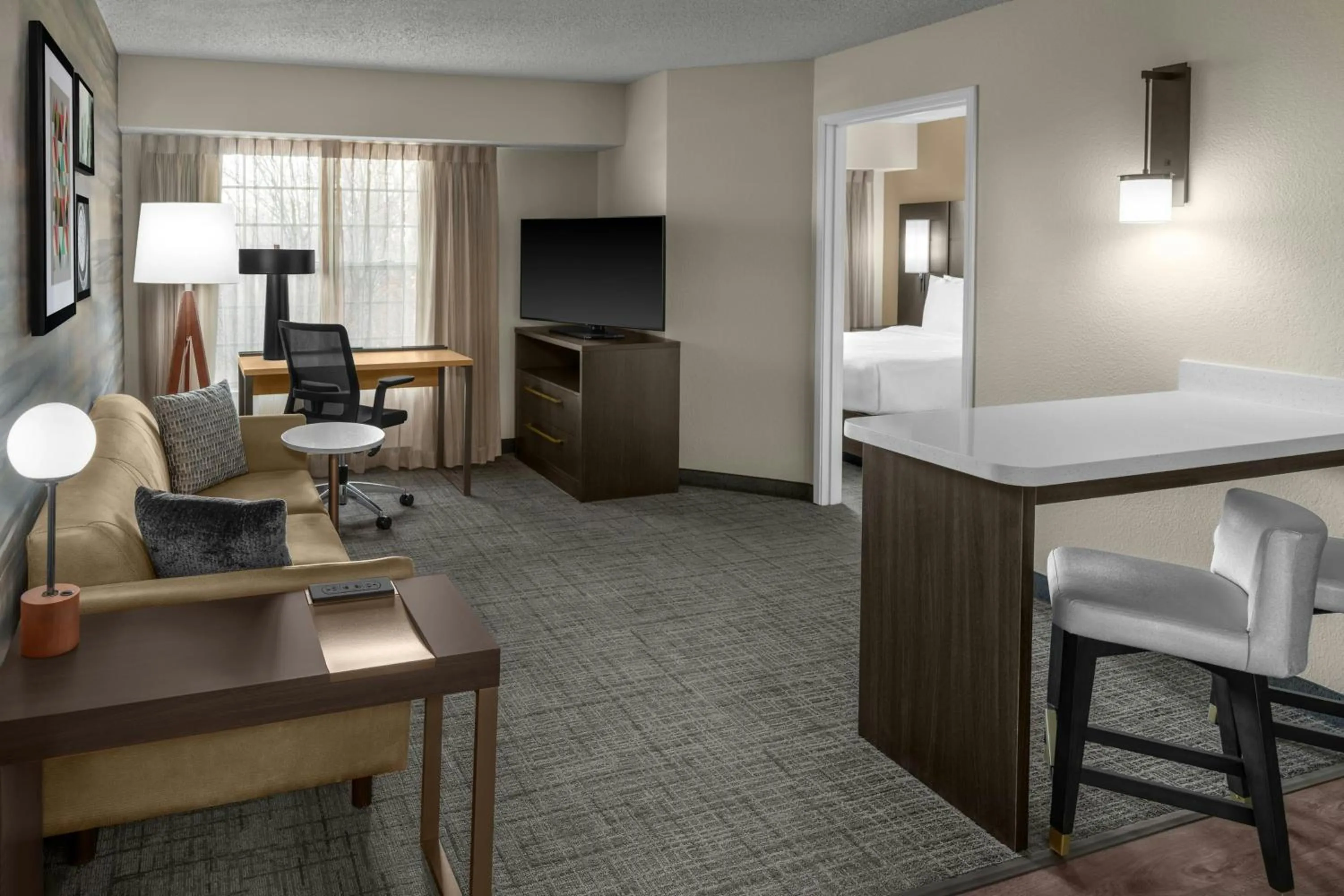 Living room, Bed in Residence Inn by Marriott Albuquerque North