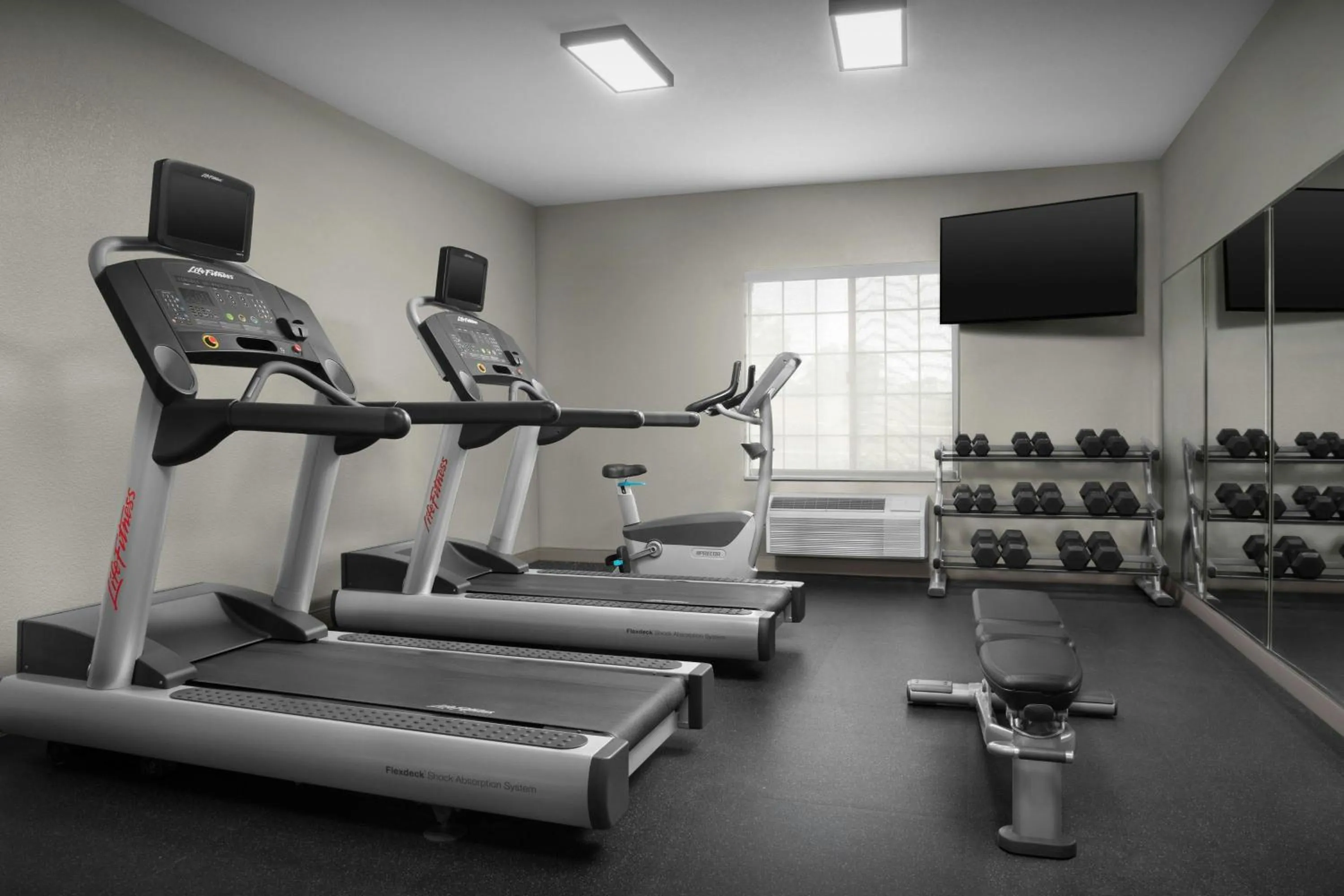 Fitness centre/facilities in TownePlace Suites by Marriott Albuquerque Airport